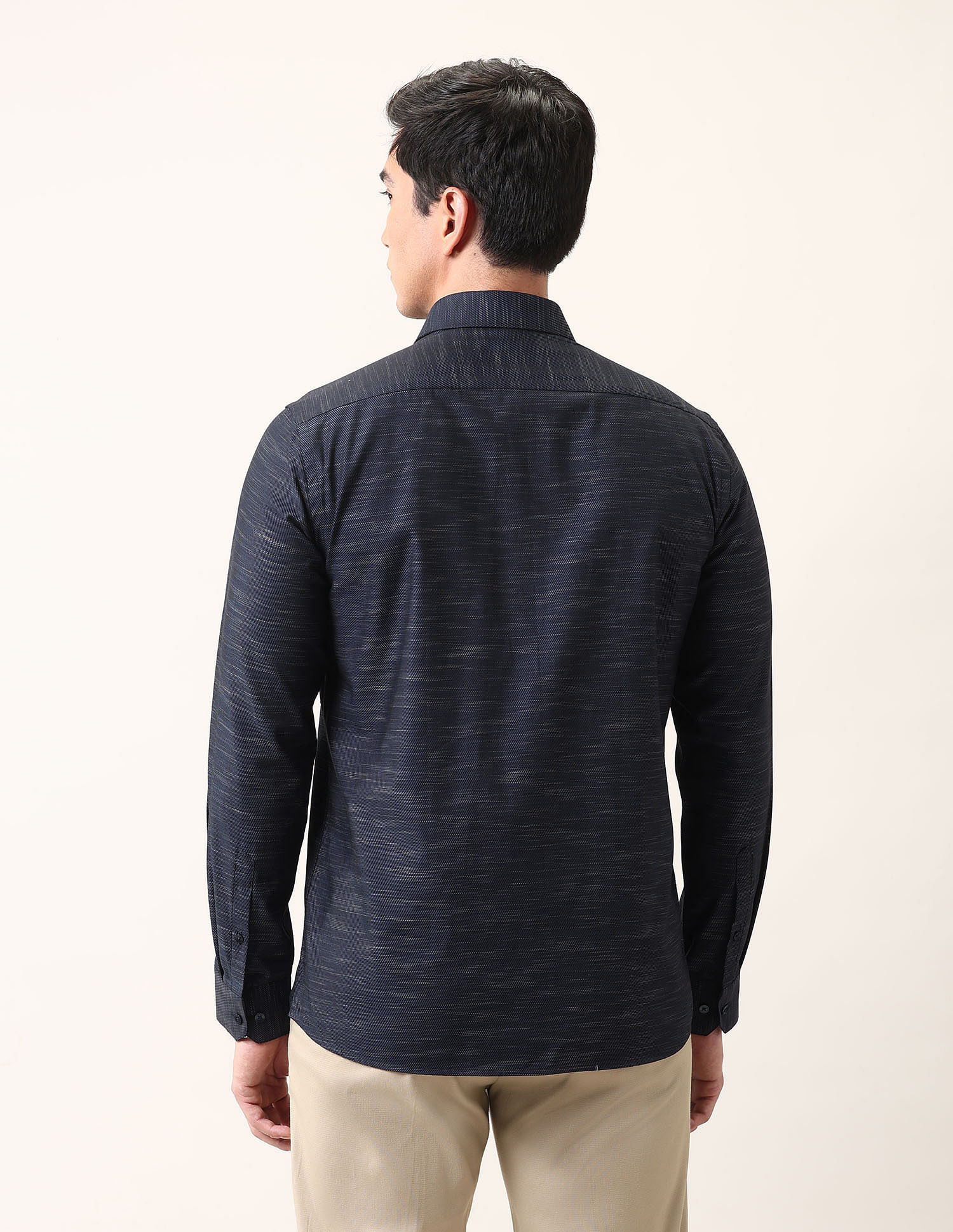 Arrow Manhattan Slim Fit All Over Printed Ceremonial Shirt