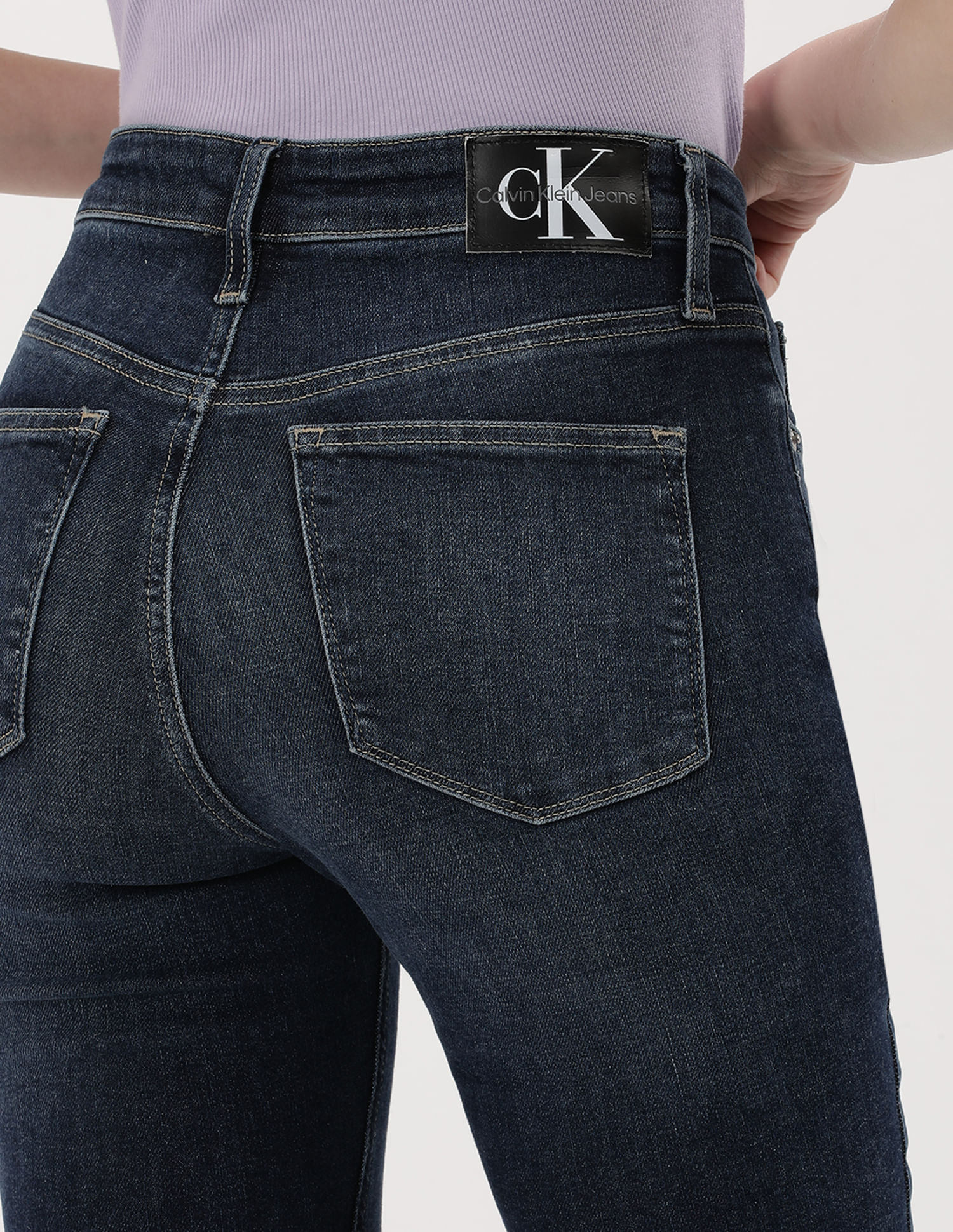 Buy Calvin Klein Jeans Skinny Fit Solid Jeans