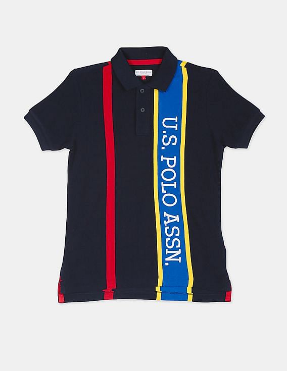 U.S. Polo Assn. Kids Brand Embroidered Pique Polo Shirt