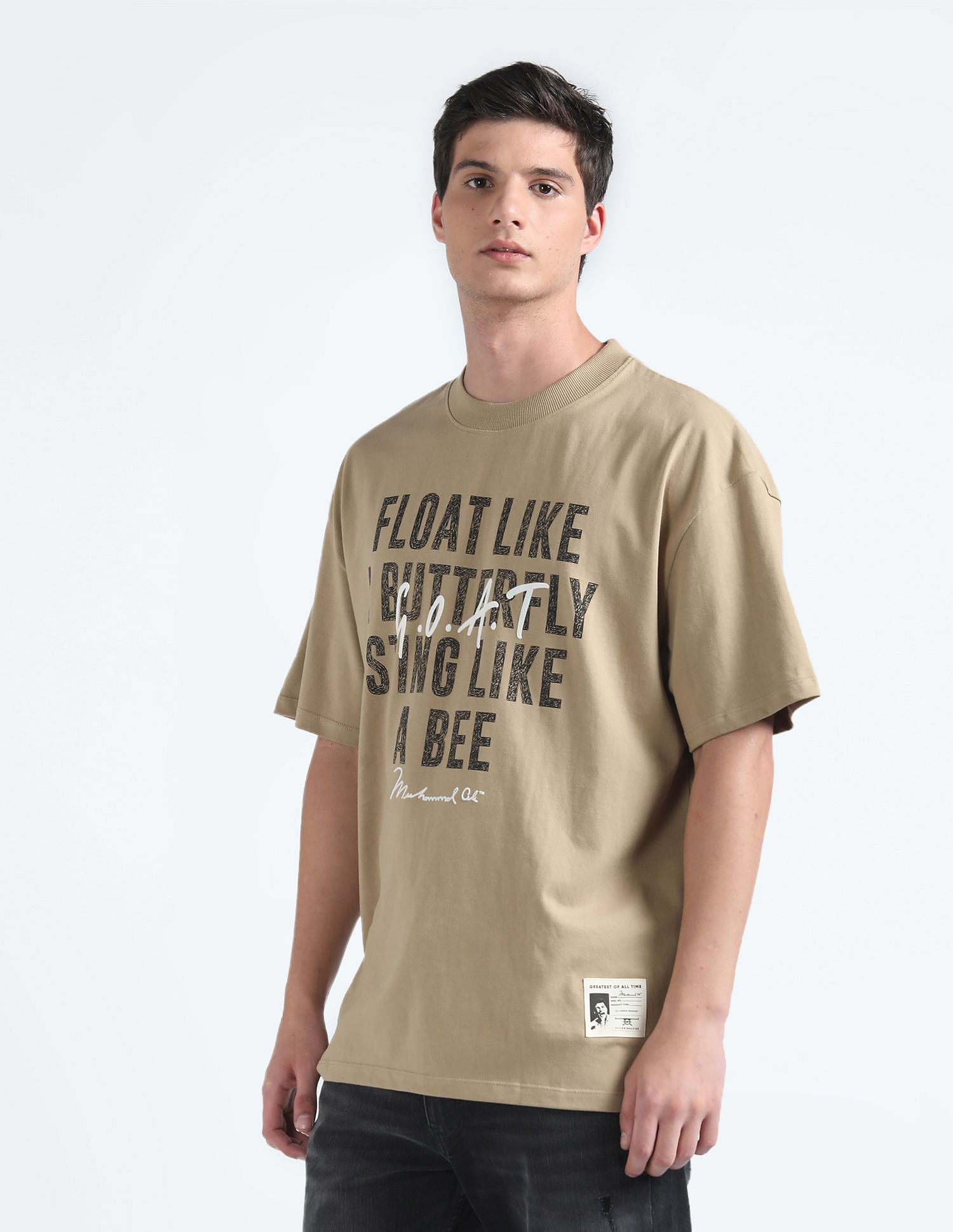 Flying Machine FM X Muhammad Ali Oversized T-Shirt