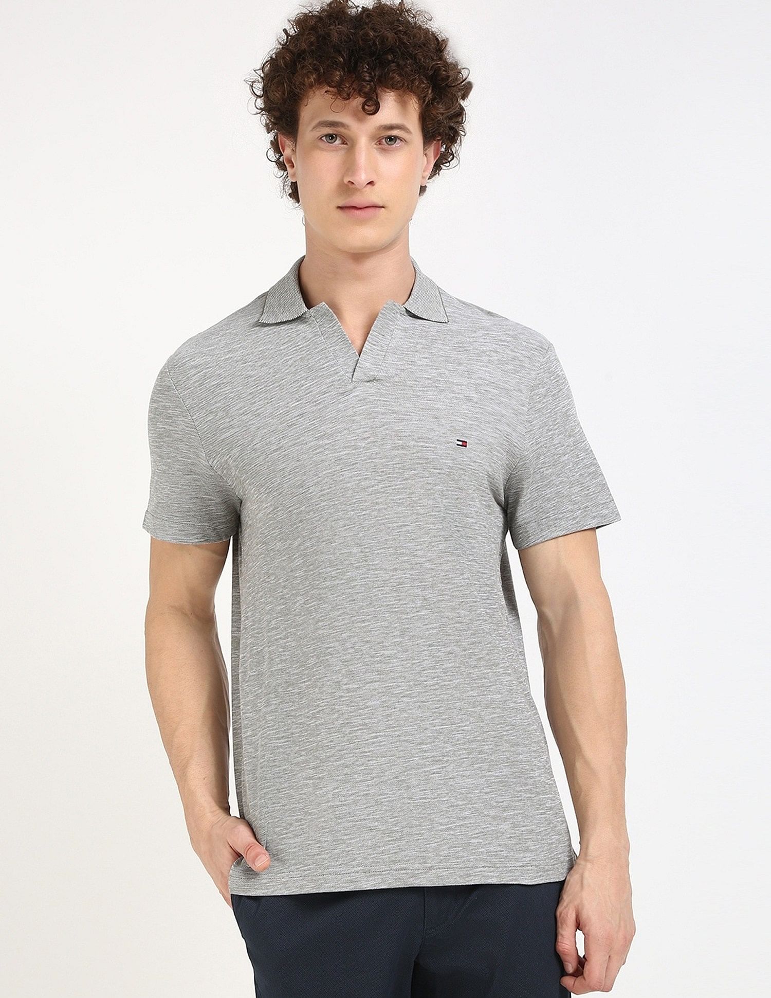 Tommy Hilfiger Printed Regular-Fit Cotton Polo Shirt