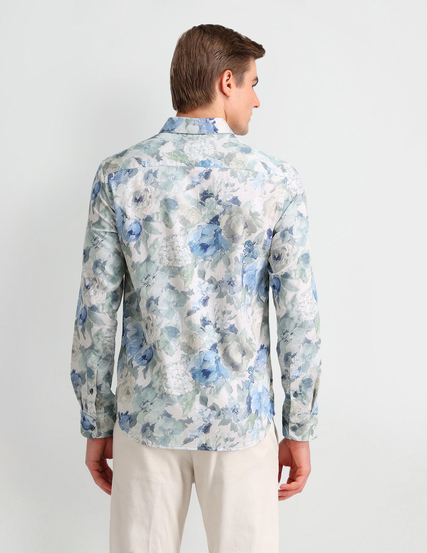 U.S. Polo Assn. Denim Co. Satin Digital Print Shirt