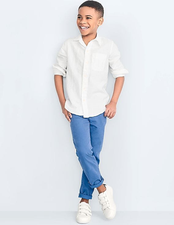 Ensemble Chemise Et Short Bébé Garçon Baby Gap – Lin Et Coton – Taille 3-6 Mois – Neuf Avec étiquettes