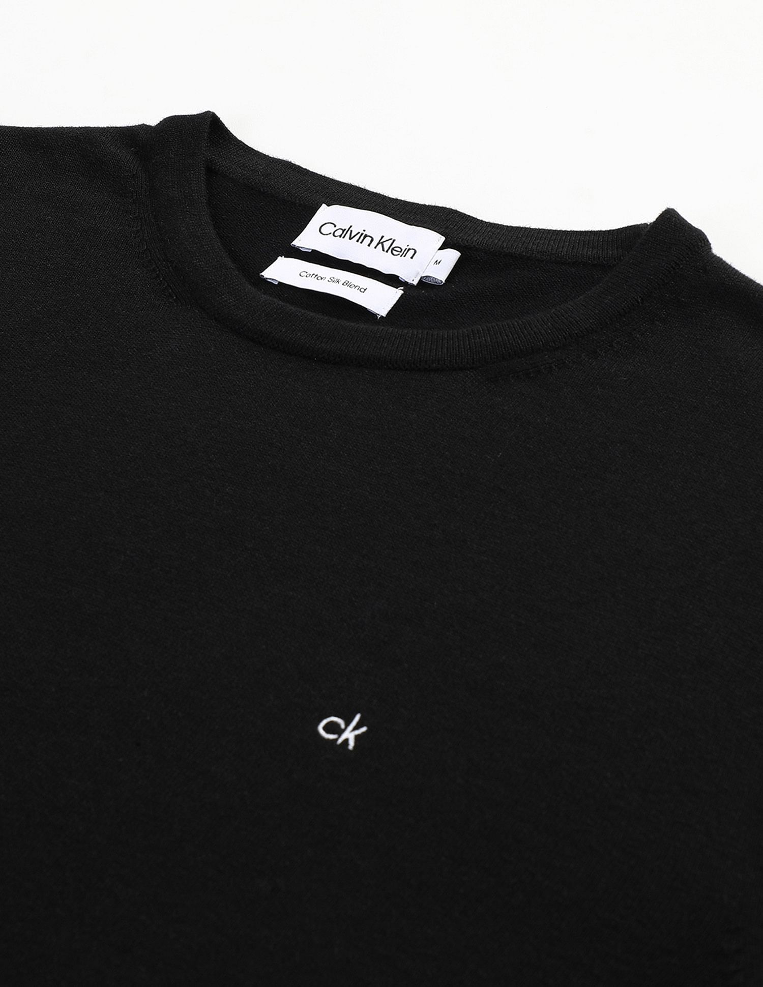 Calvin Klein Jeans Cotton Silk Blend Sweater
