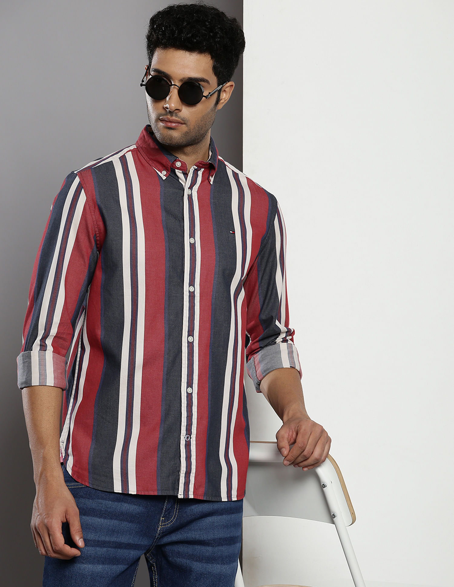 Tommy Hilfiger Sustainable Cotton Striped Shirt
