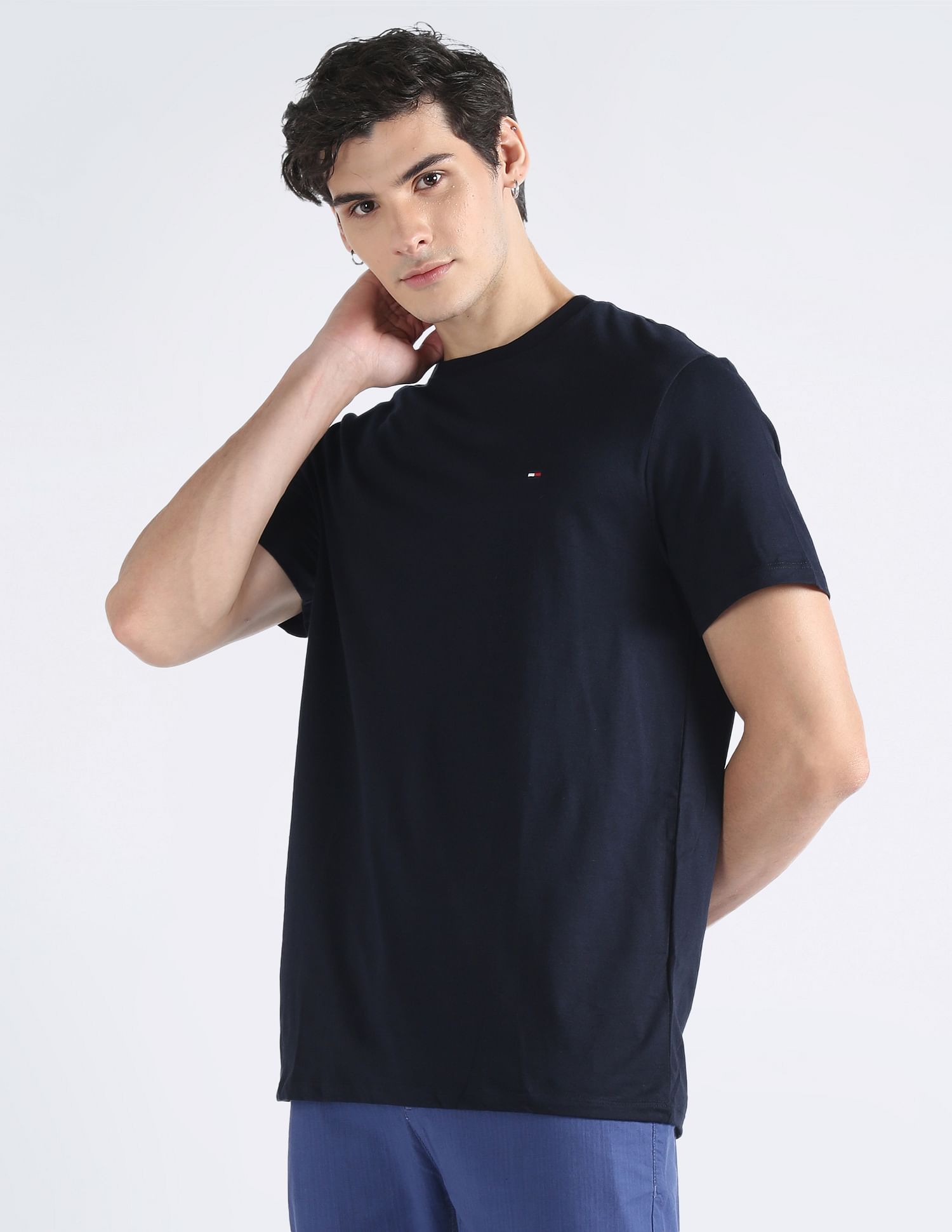 Tommy Hilfiger Solid Cotton Nantucket T-Shirt