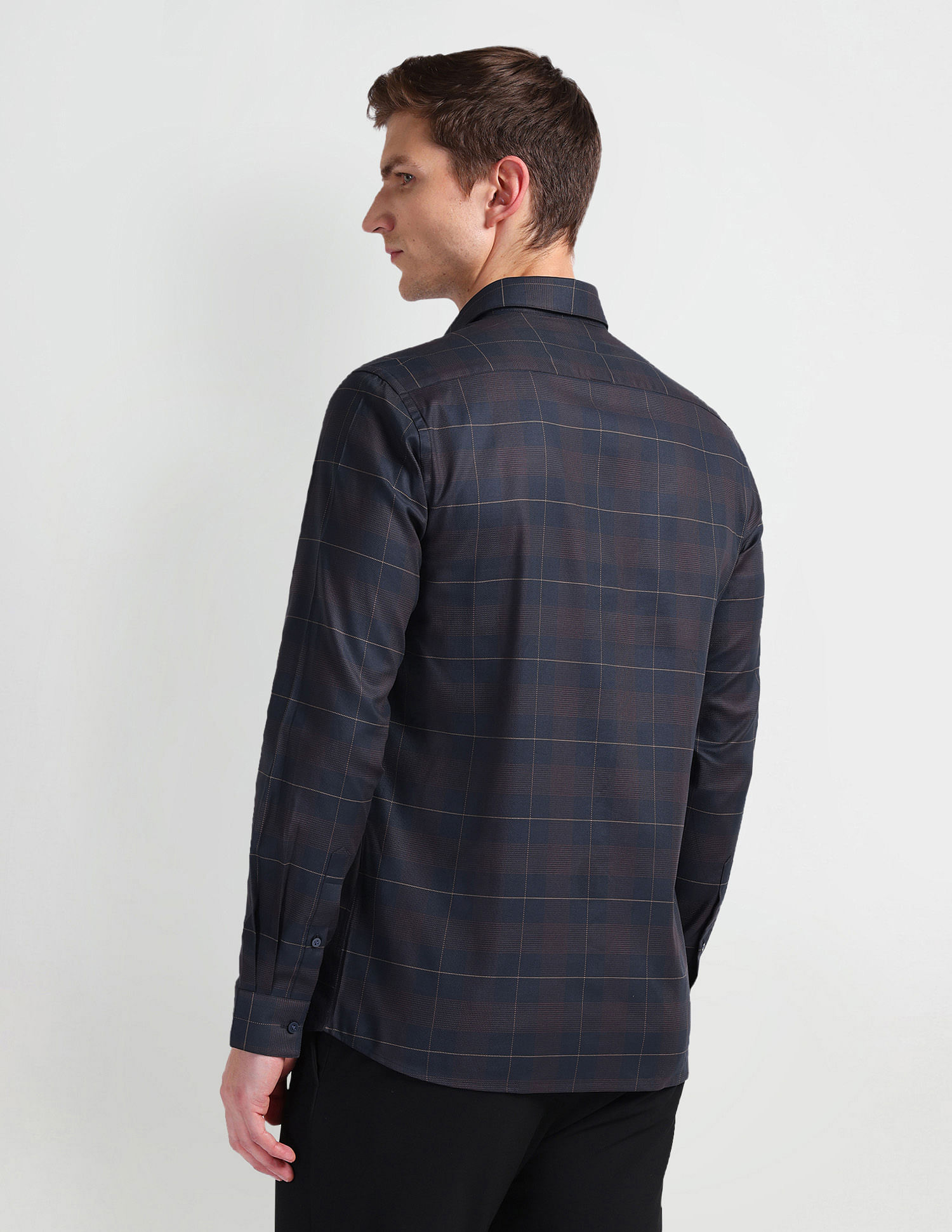 Arrow Newyork Manhattan Slim Fit Tartan Check Shirt