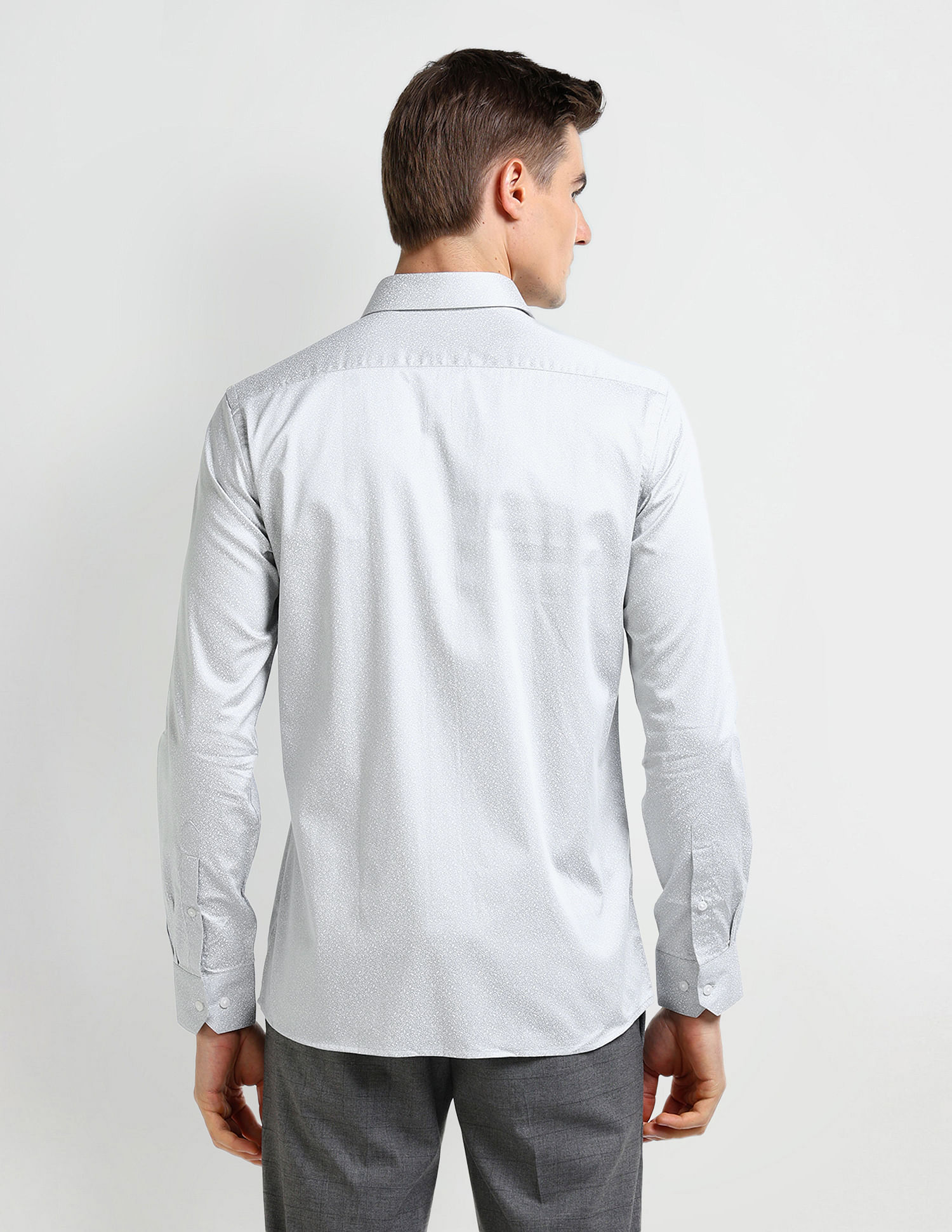 Arrow Manhattan Slim Fit Satin Shirt