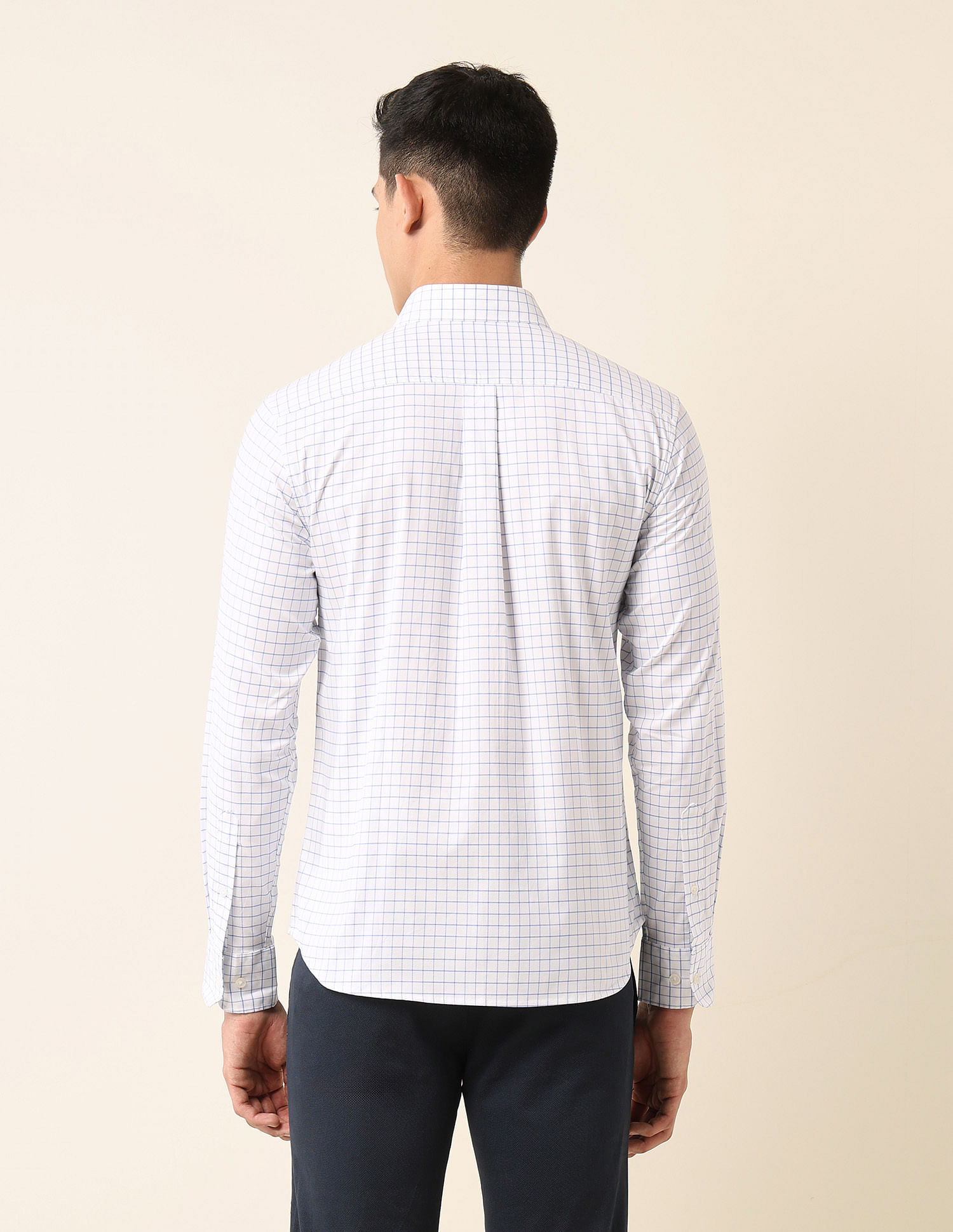 U.S. Polo Assn. Tailored Fit Graph Checked Shirt
