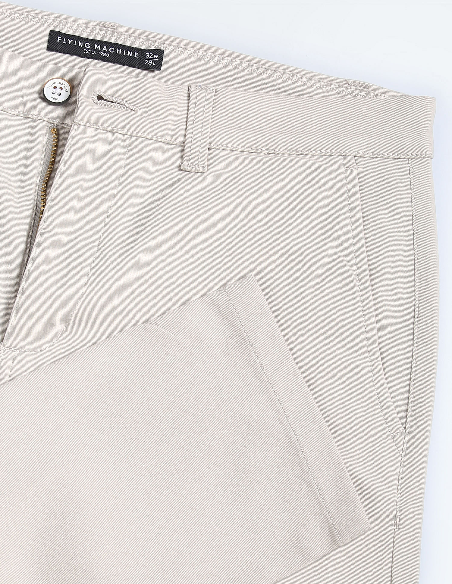 Slim Fit Twill Cargo Trousers