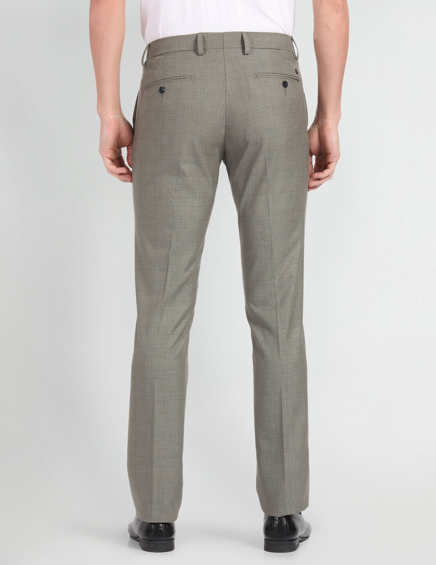 Arrow Tartan Check Dobby Trousers