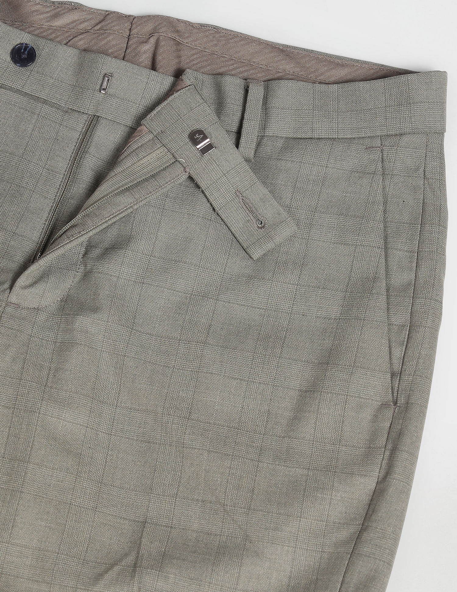 Arrow Tartan Check Dobby Trousers