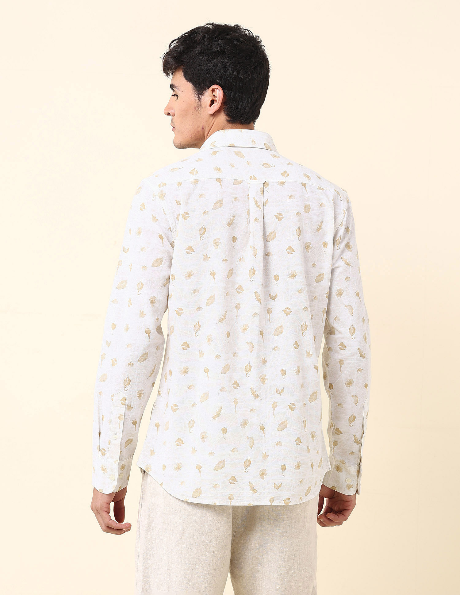 U.S. Polo Assn. Tropical Printed Pure Cotton Shirt