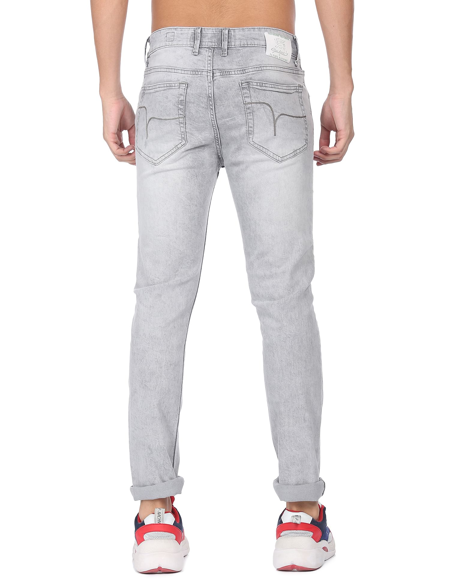 Flying Machine Michael Slim Tapered Fit Mid Rise Jeans