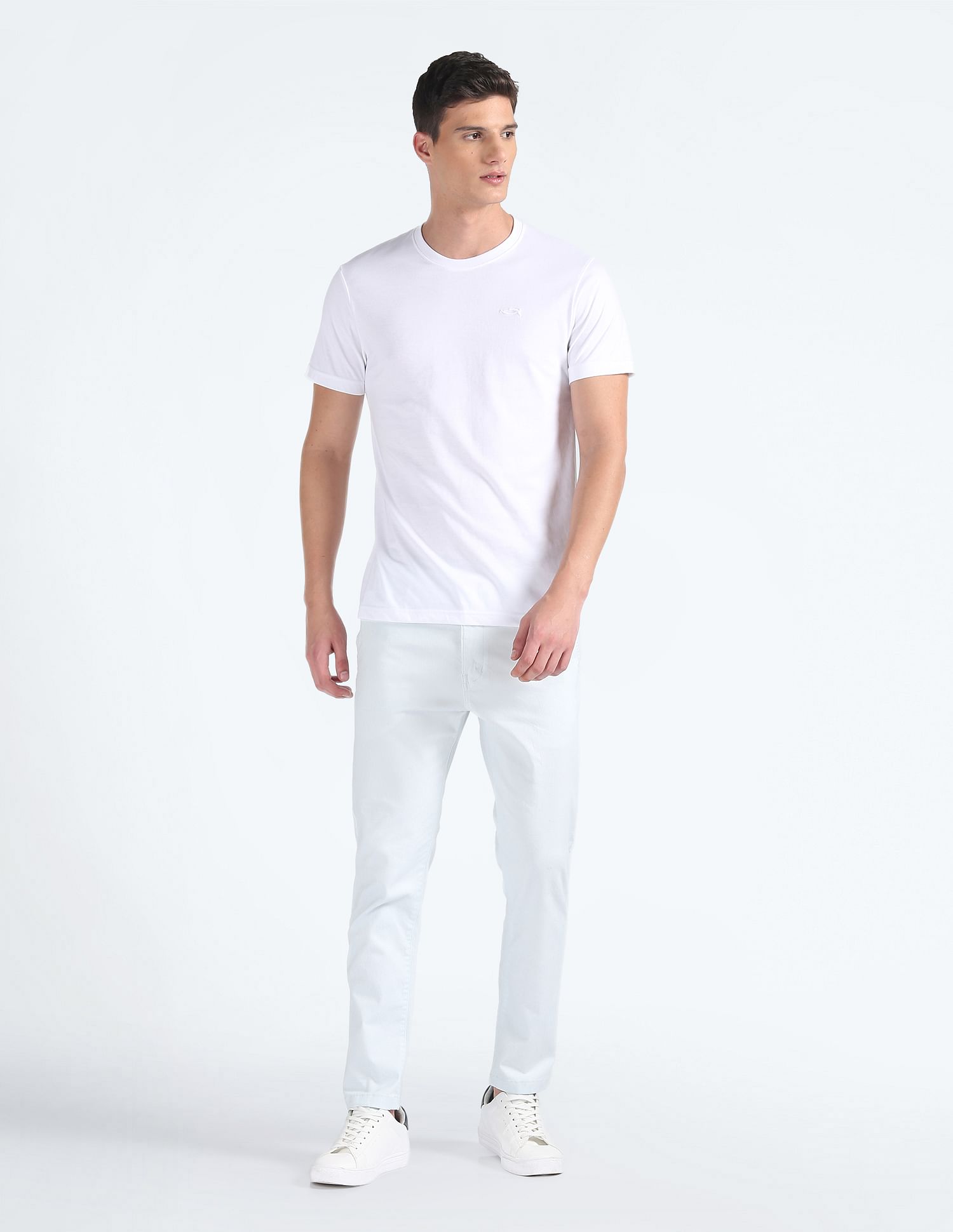 Flying Machine Slash Slim Tapered Twill Trousers