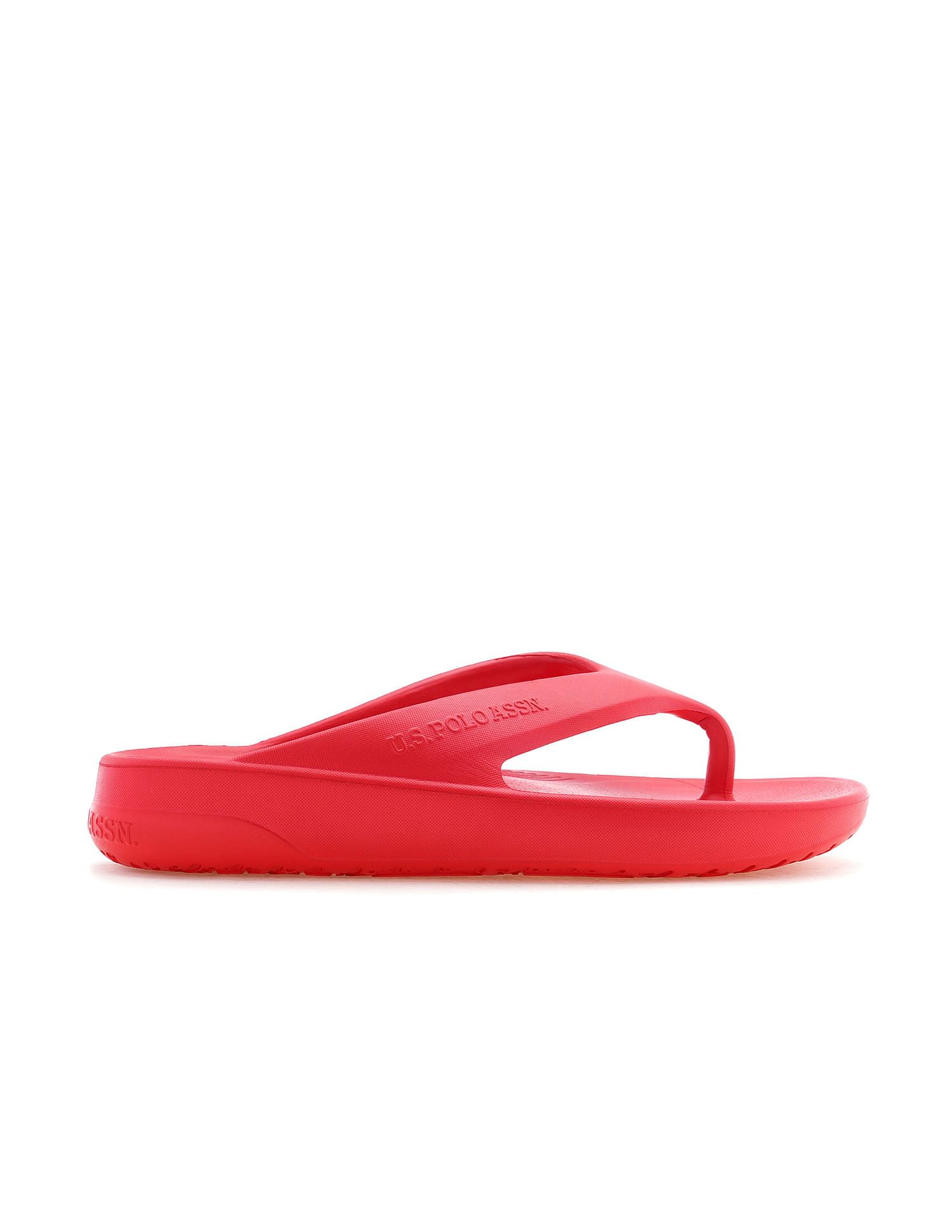 Buy U.S. Polo Assn. Men Axel Dk. Red Foam Walk Flip Flop NNNOW