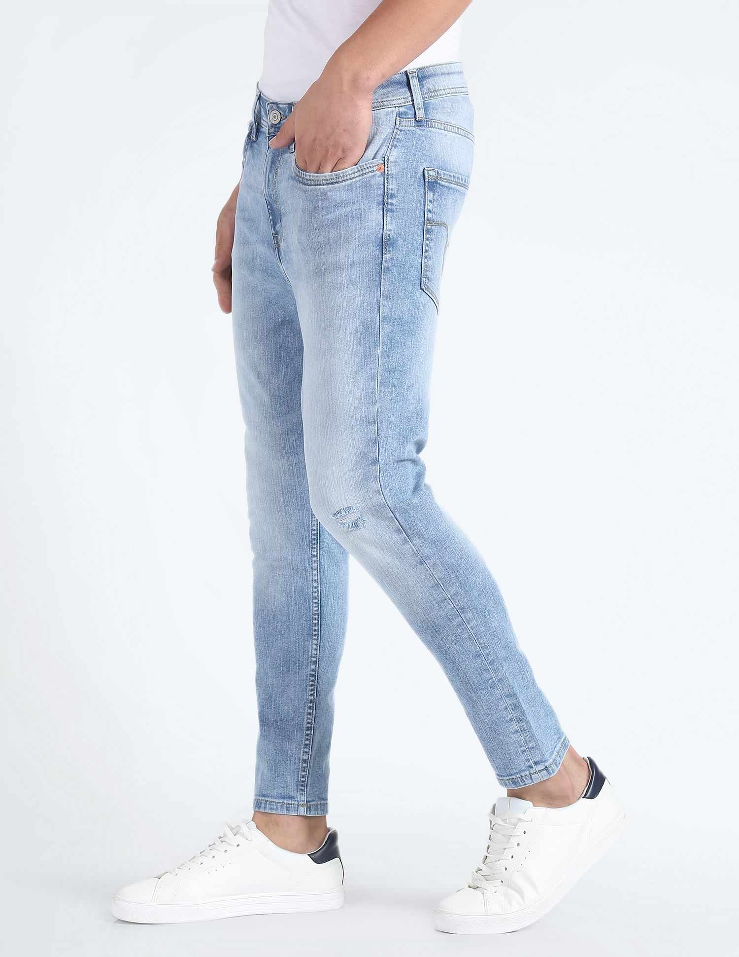 Flying Machine Morrison Skinny Cropped Jeans