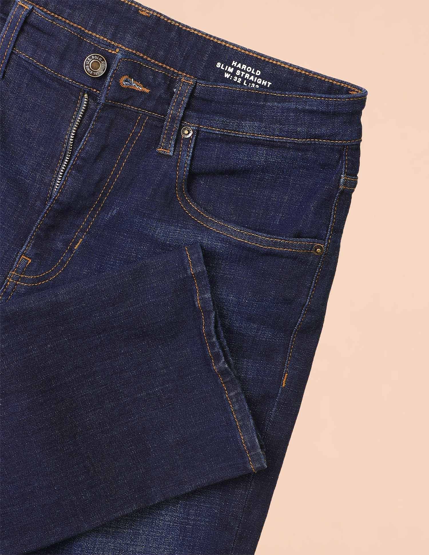 U.S. Polo Assn. Denim Co. Harold Slim Straight Fit Blue Jeans
