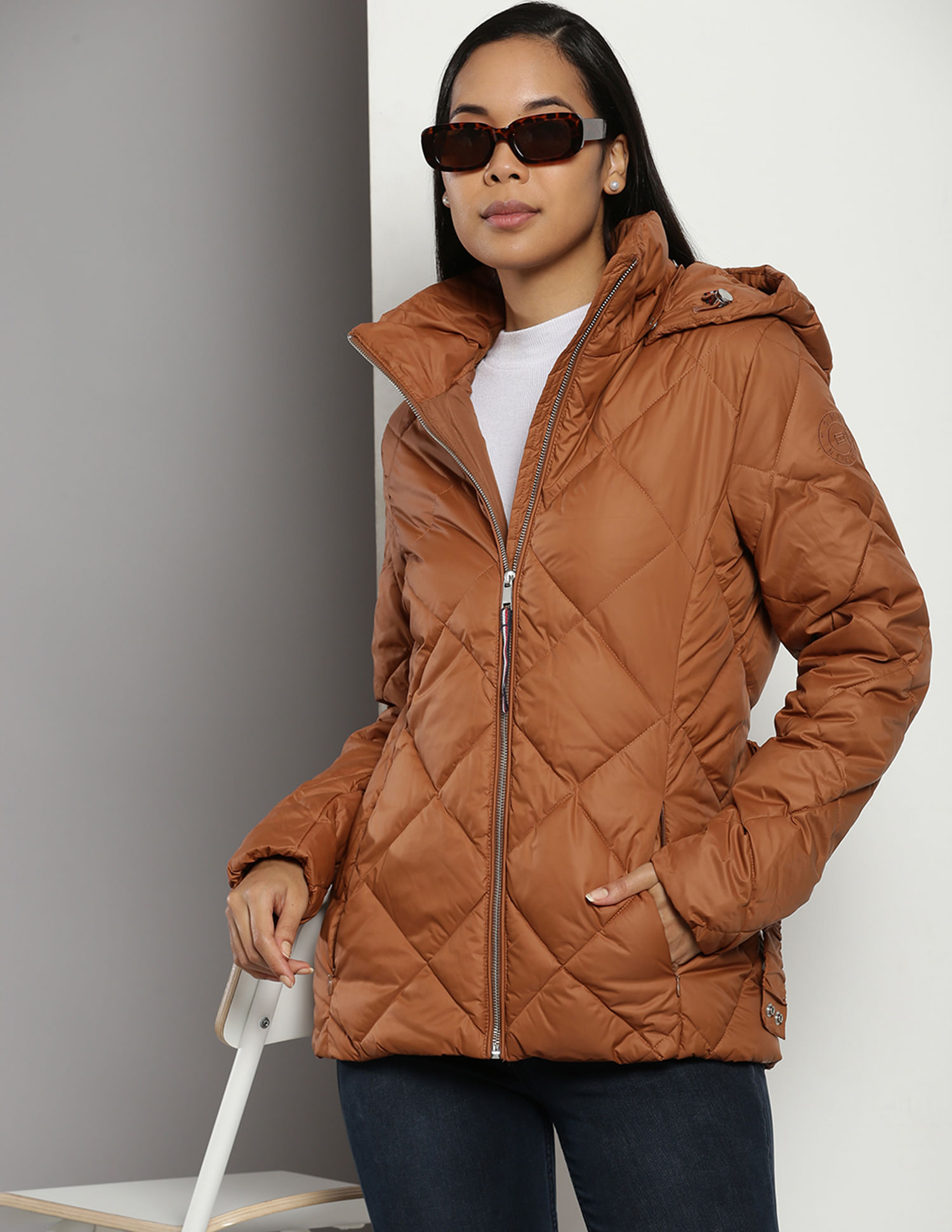 Hooded Padded Parka Tommy Hilfiger Jacke Parka Tommy Hilfiger Tech