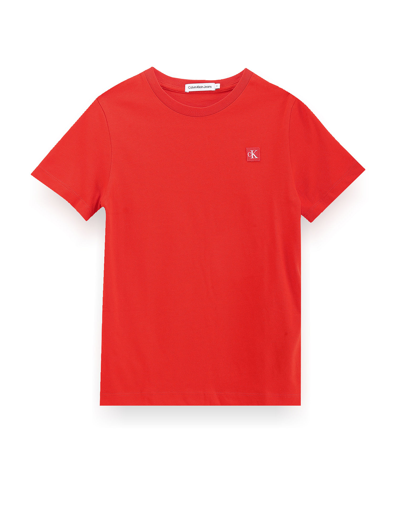 Calvin Klein Jeans white t-shirt with red CK logo
