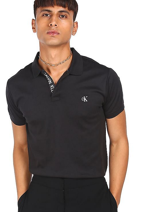 Calvin klein 2024 men's pique polo