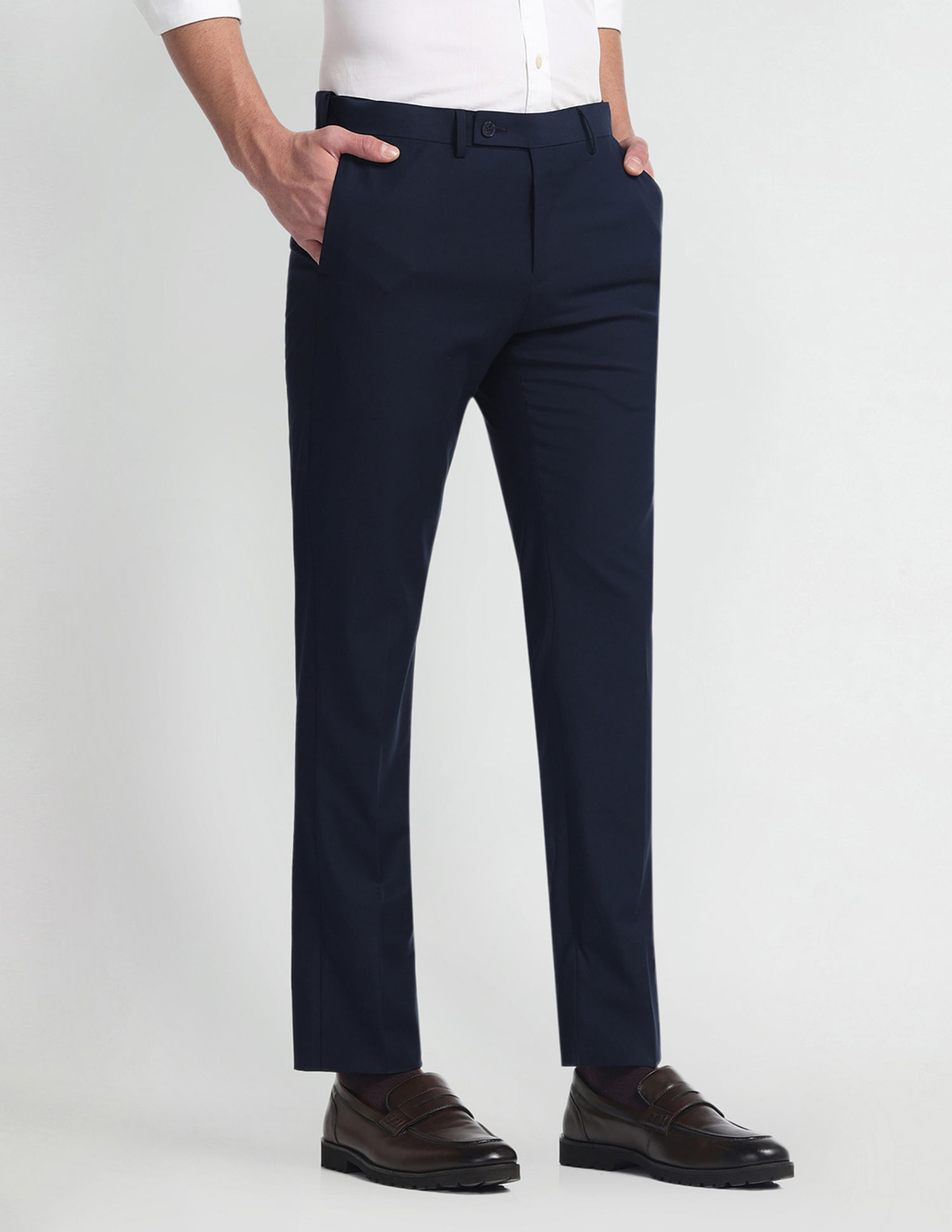 Arrow Autoflex Slim Fit Trousers