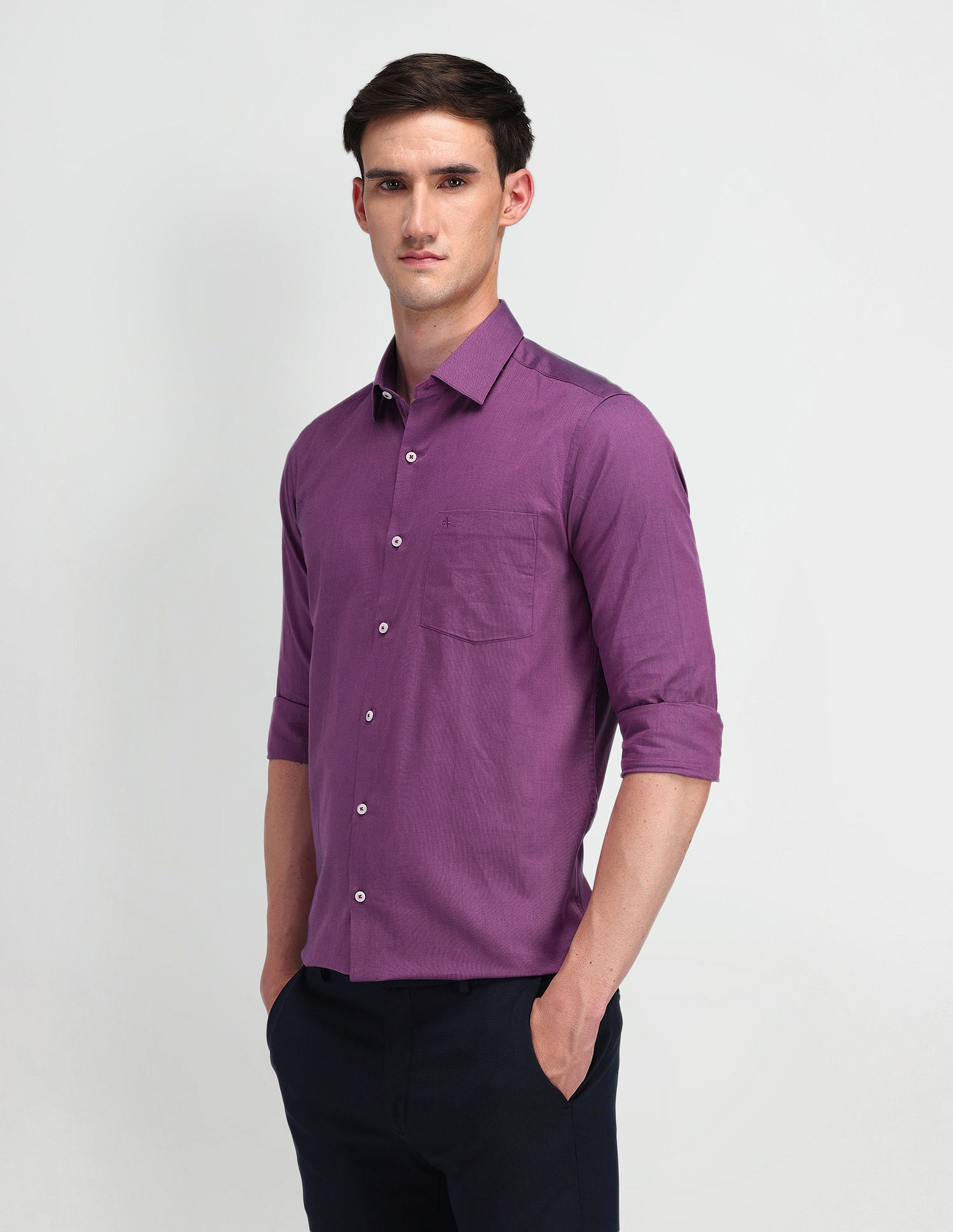Arrow Solid Dobby Shirt