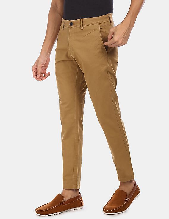Buy Tan Trousers & Pants for Men by U.S. Polo Assn. Online | Ajio.com