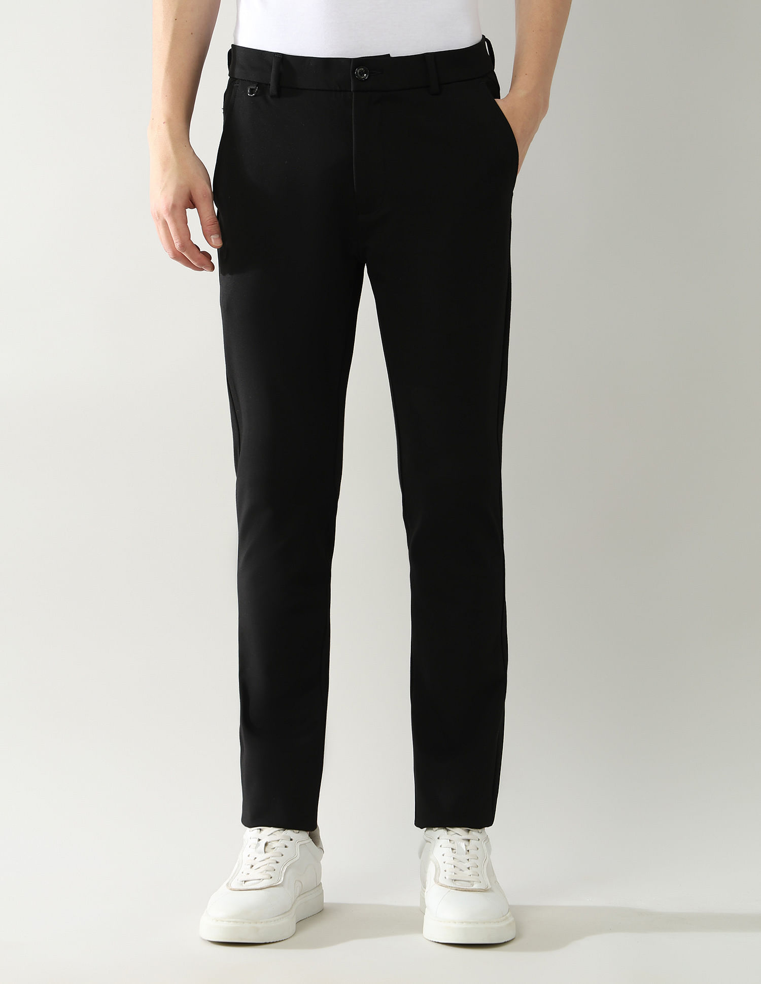 Arrow Sport Slim Fit Knitted Autoflex Trousers