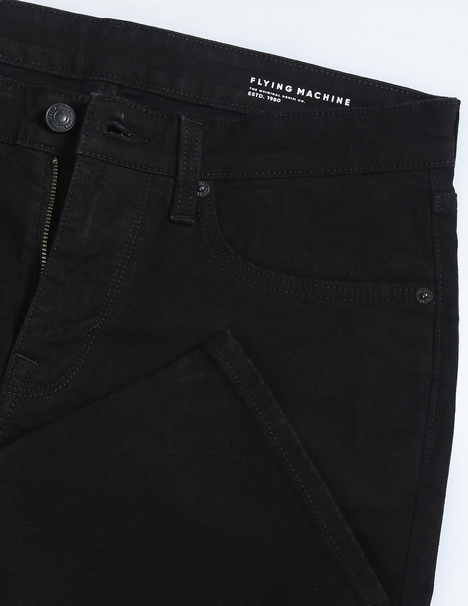 Flying Machine Mid Rise Slim Straight Fit Jeans