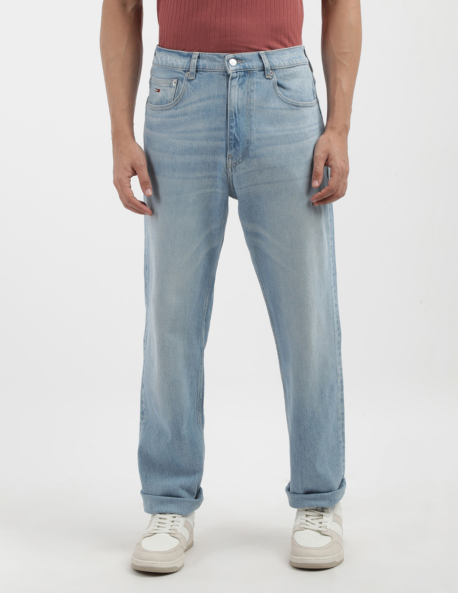 Tommy Hilfiger Mid Rise Stone Wash Jeans