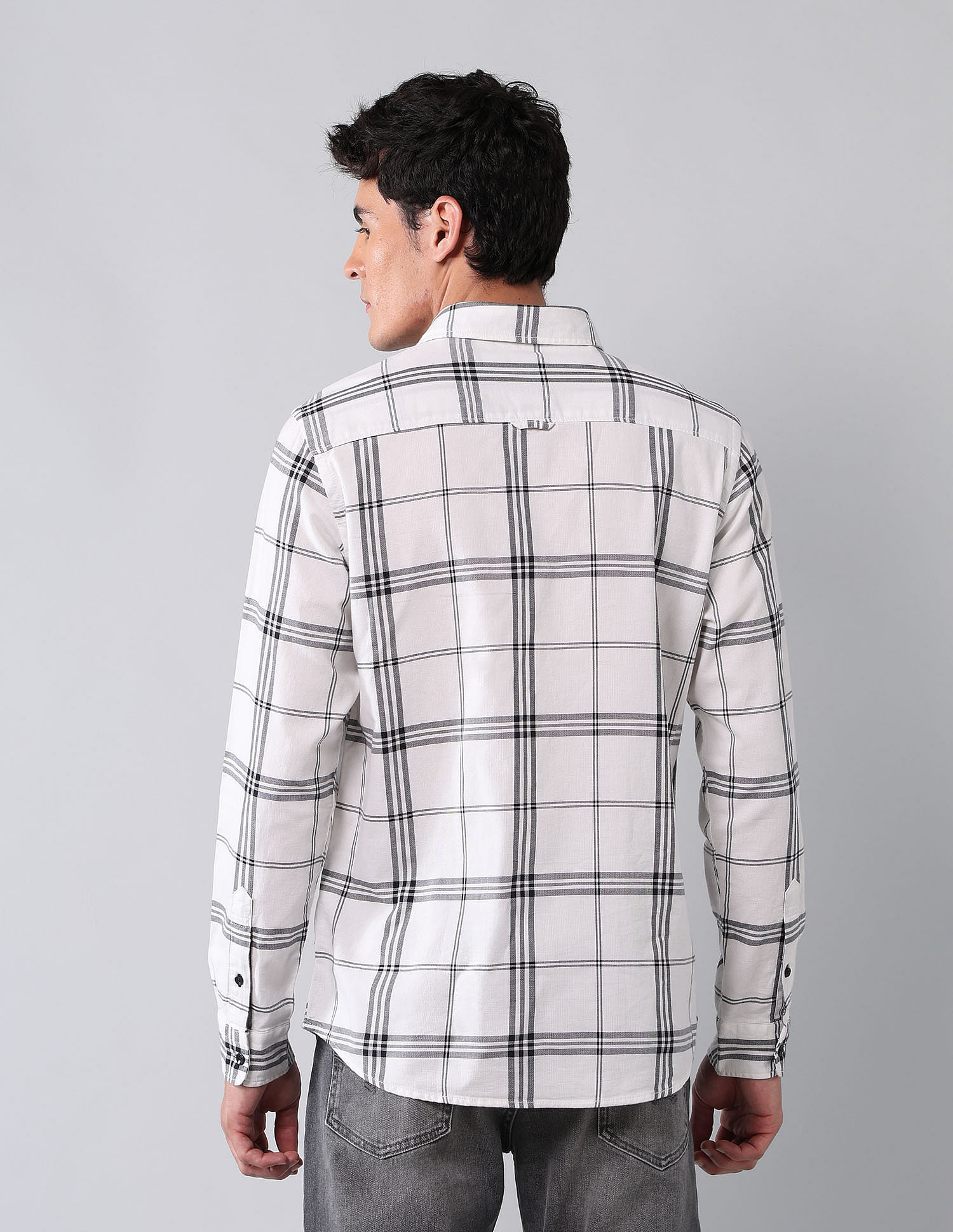 U.S. Polo Assn. Denim Co. Grid Tattersall Checked Pure Cotton Shirt