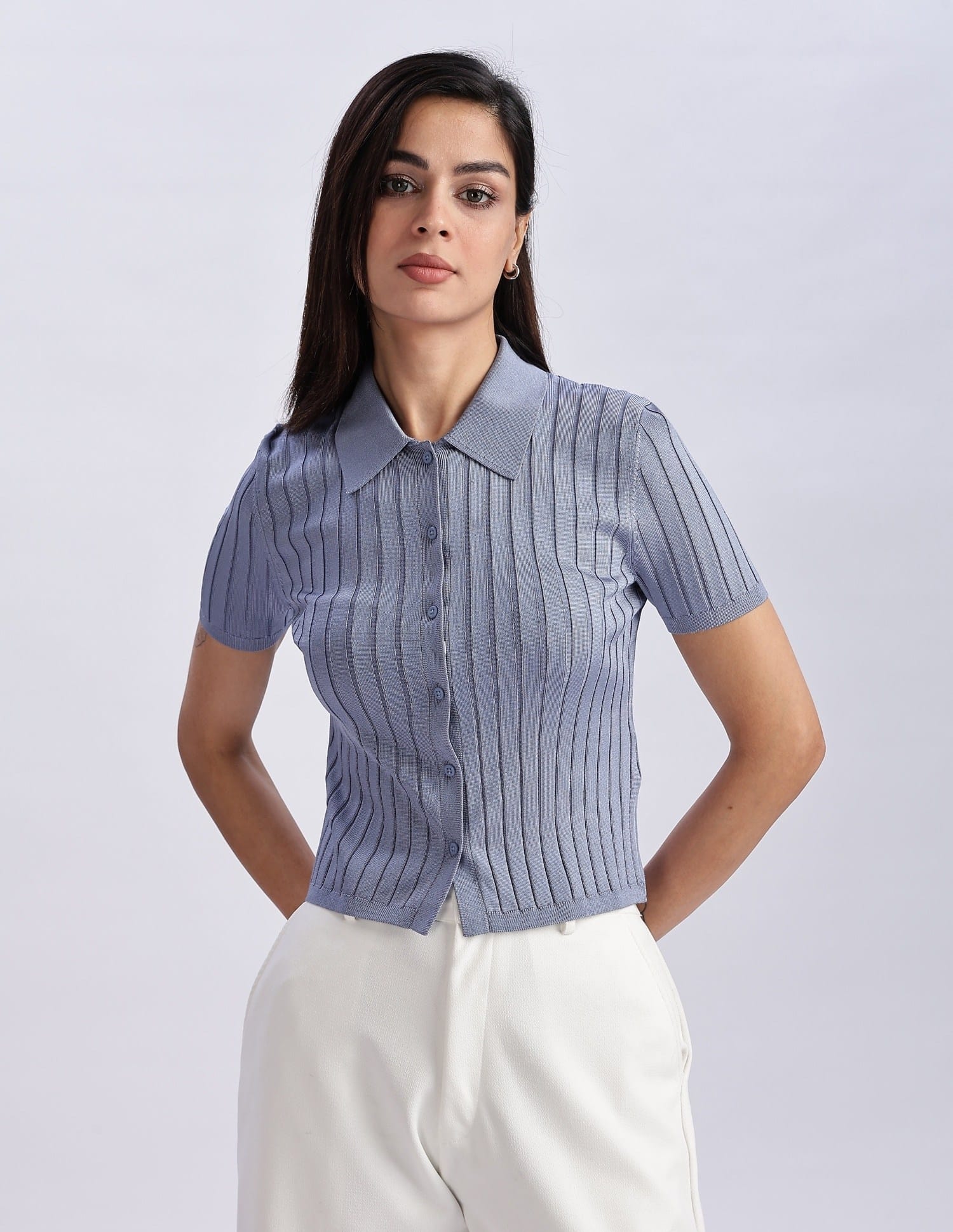 slim fit dress slacks Christopher Lena Slim Fit Regular Cuff Pure Cotton Wrinkle Free Shirt - C507ETRX main image 0