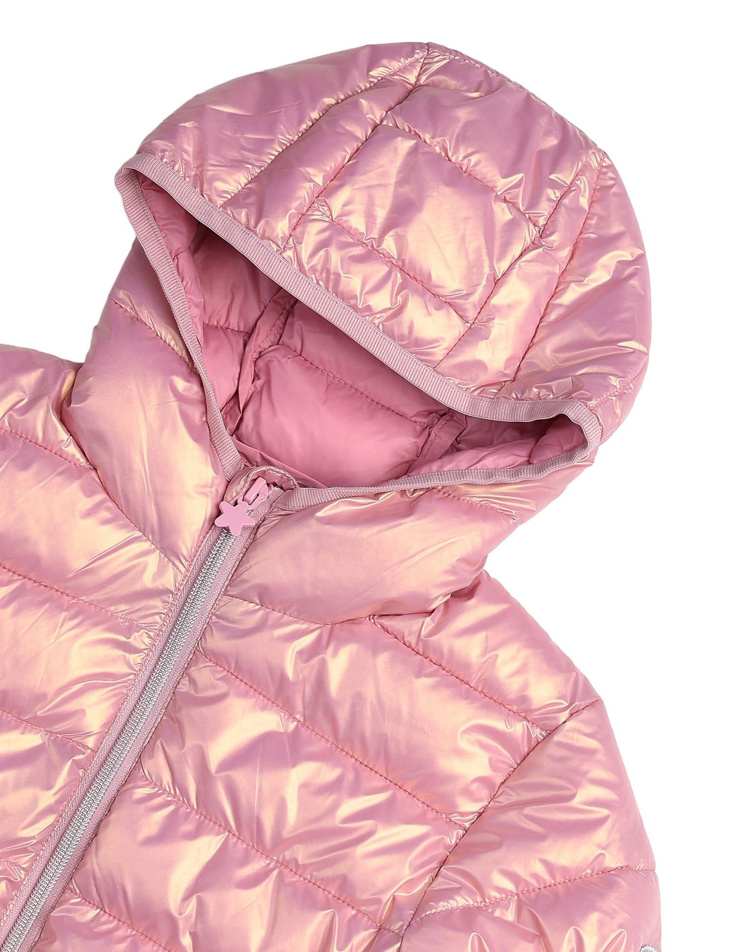 Child's Deluxe Pink Ladies Jacket – Medium Size, Zipper Closure, Hand Wash