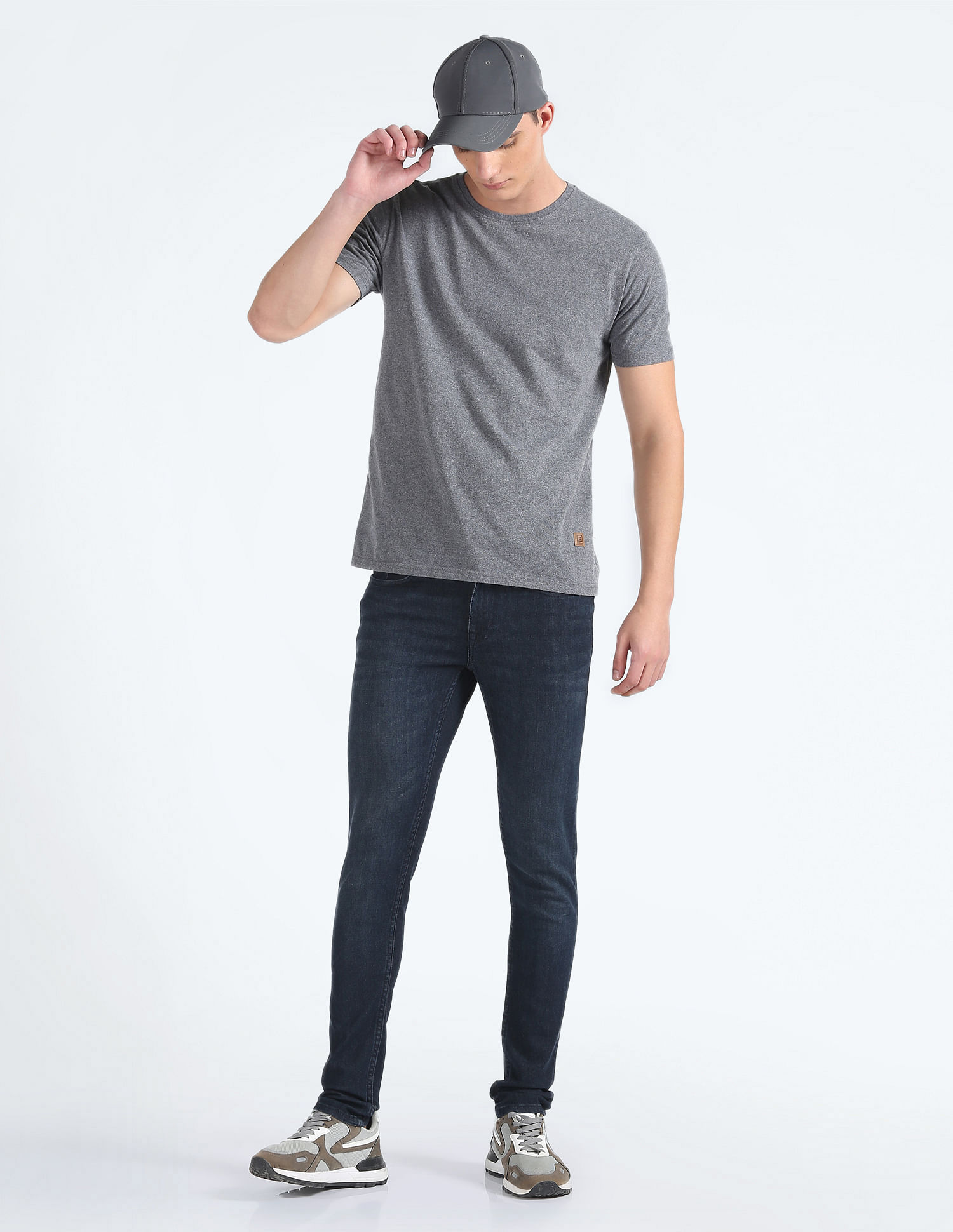 Flying Machine Dark Wash Jackson Super Skinny Jeans