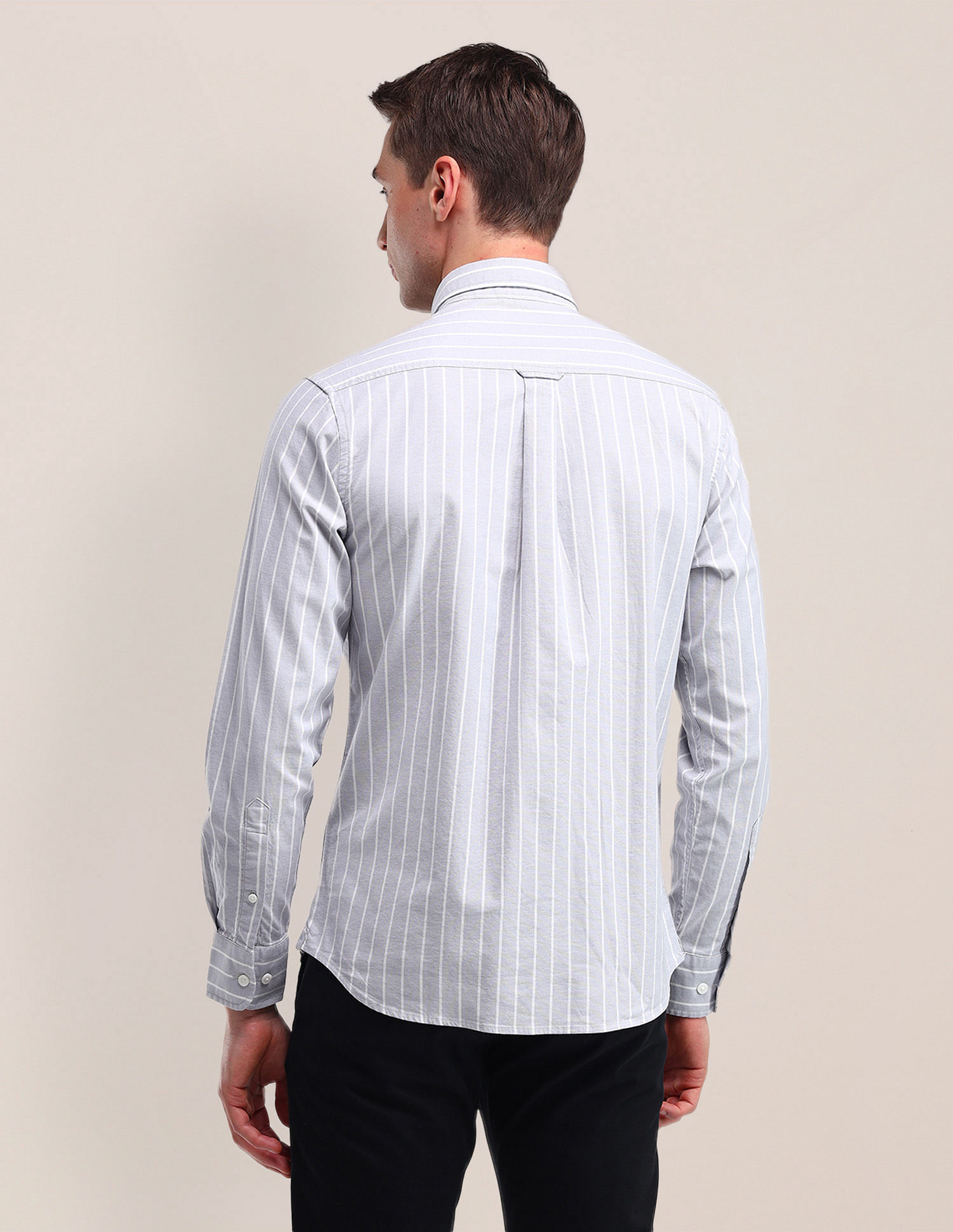 U.S. Polo Assn. Tailored Fit Vertical Striped Shirt