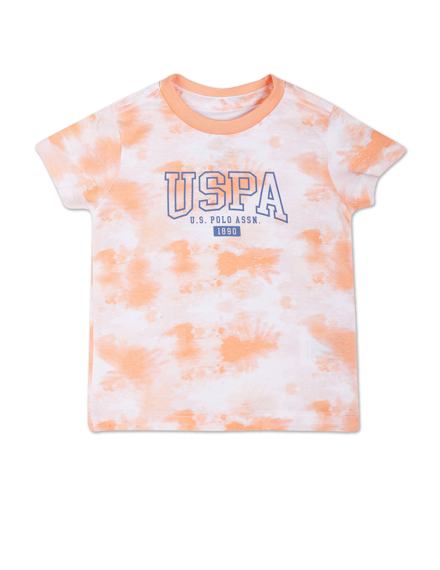 U.S. Polo Assn. Kids Boys Coral Abstract Print Set