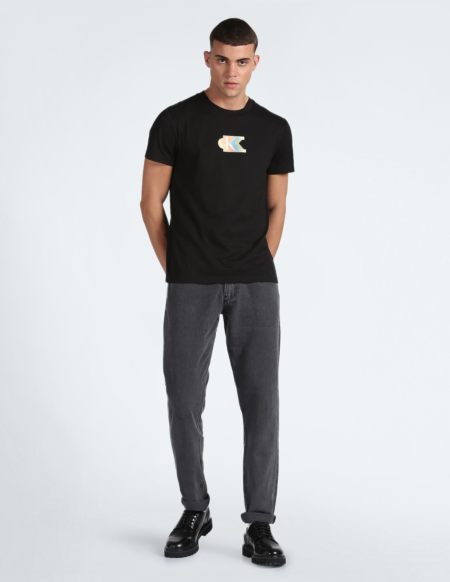 Calvin Klein Authentic Straight Fit Pure Cotton Jeans