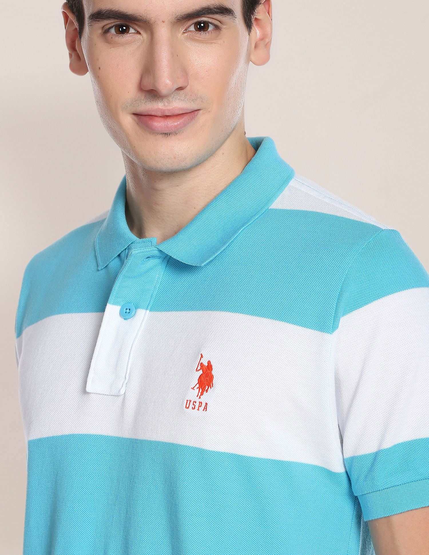 U.S. Polo Assn. Slim Fit Rugby Polo Shirt