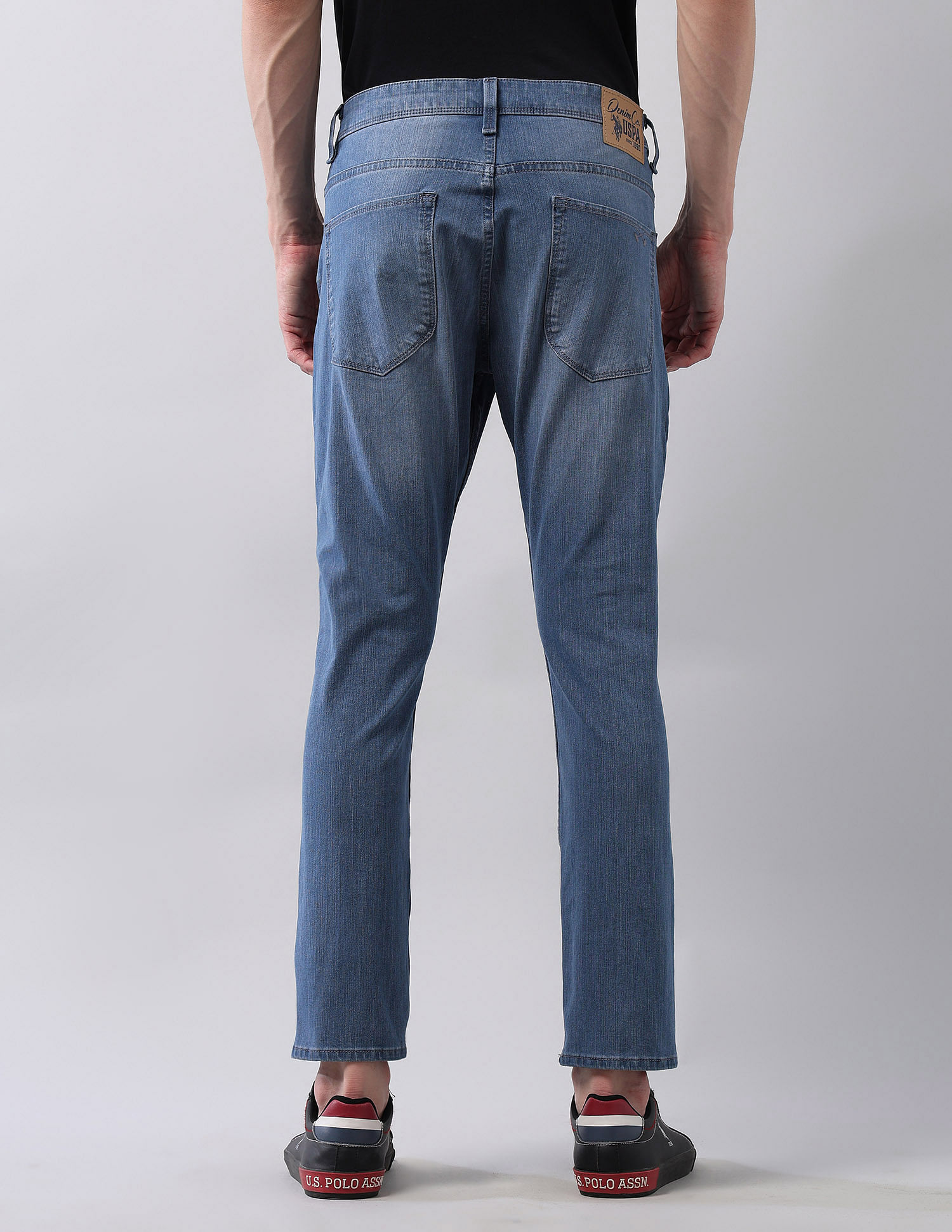 U.S. Polo Assn. Denim Co. Bi Stretch Authentic Henry Tapered Fit Jeans