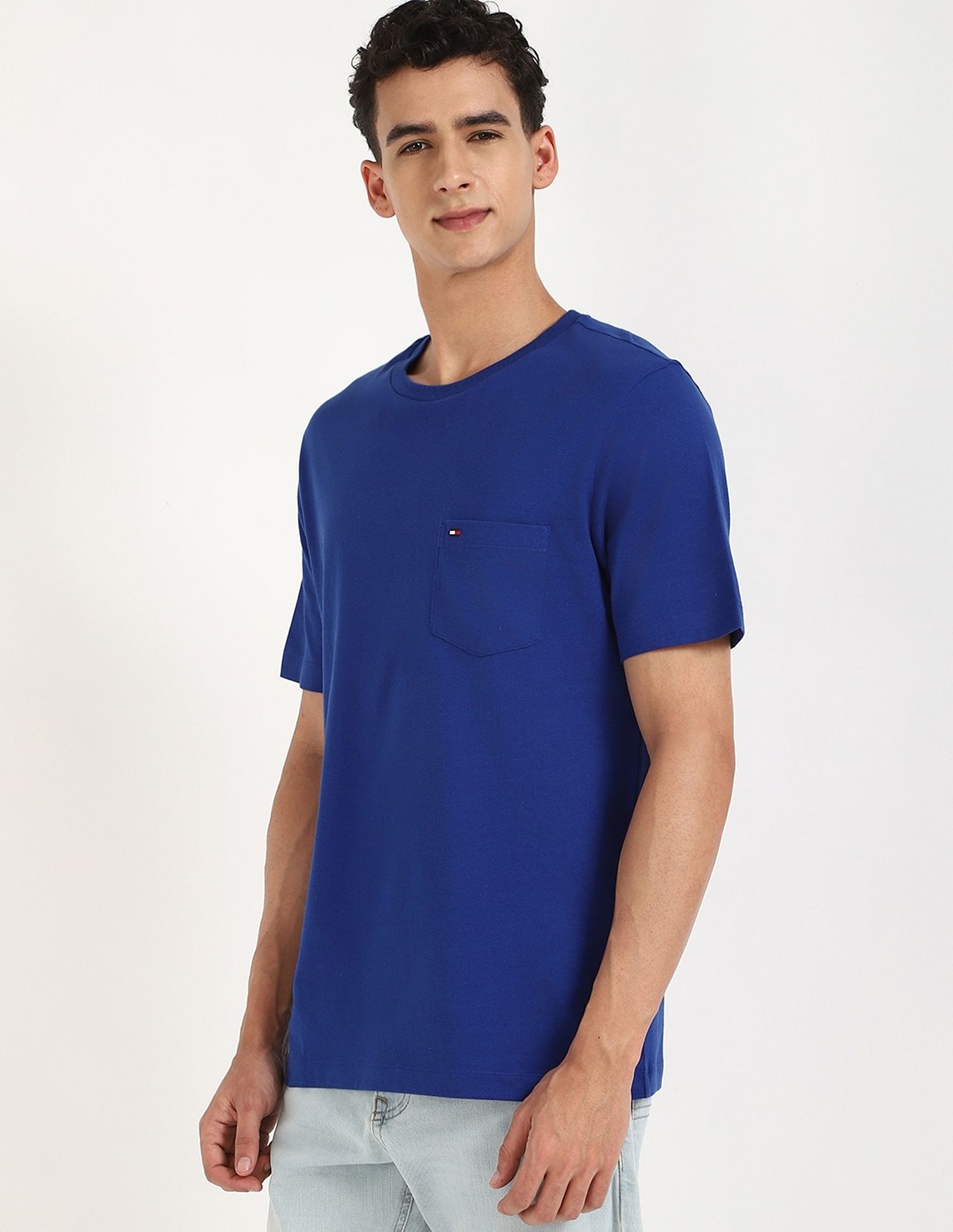Tommy Hilfiger Solid Regular-Fit Cotton T-Shirt