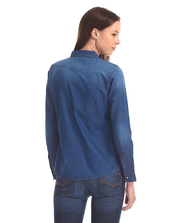 Clearance  Denim fashion, Fashion, Comfortable blouses