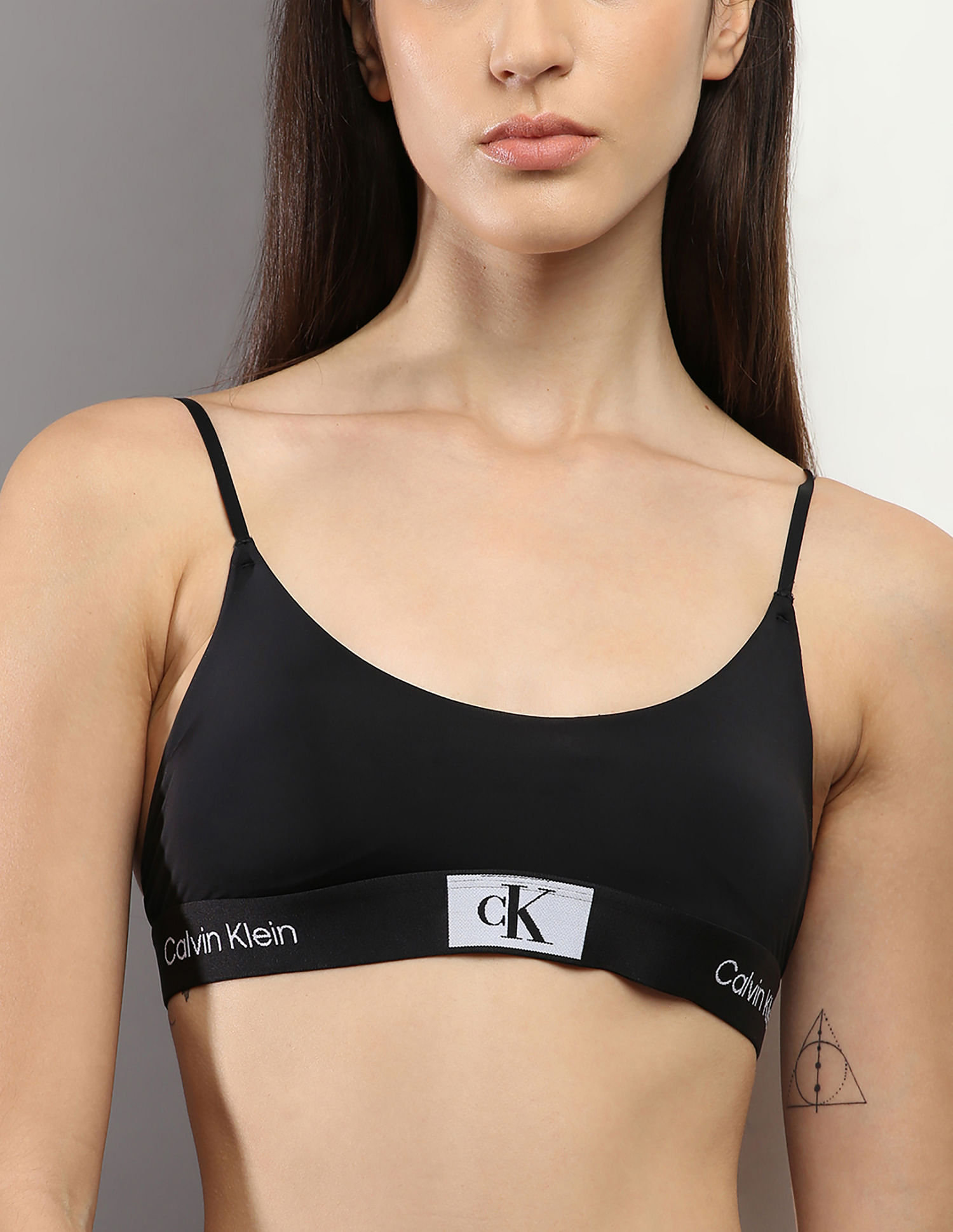 Buy Calvin Klein Underwear Padded Solid Bralette - NNNOW.com