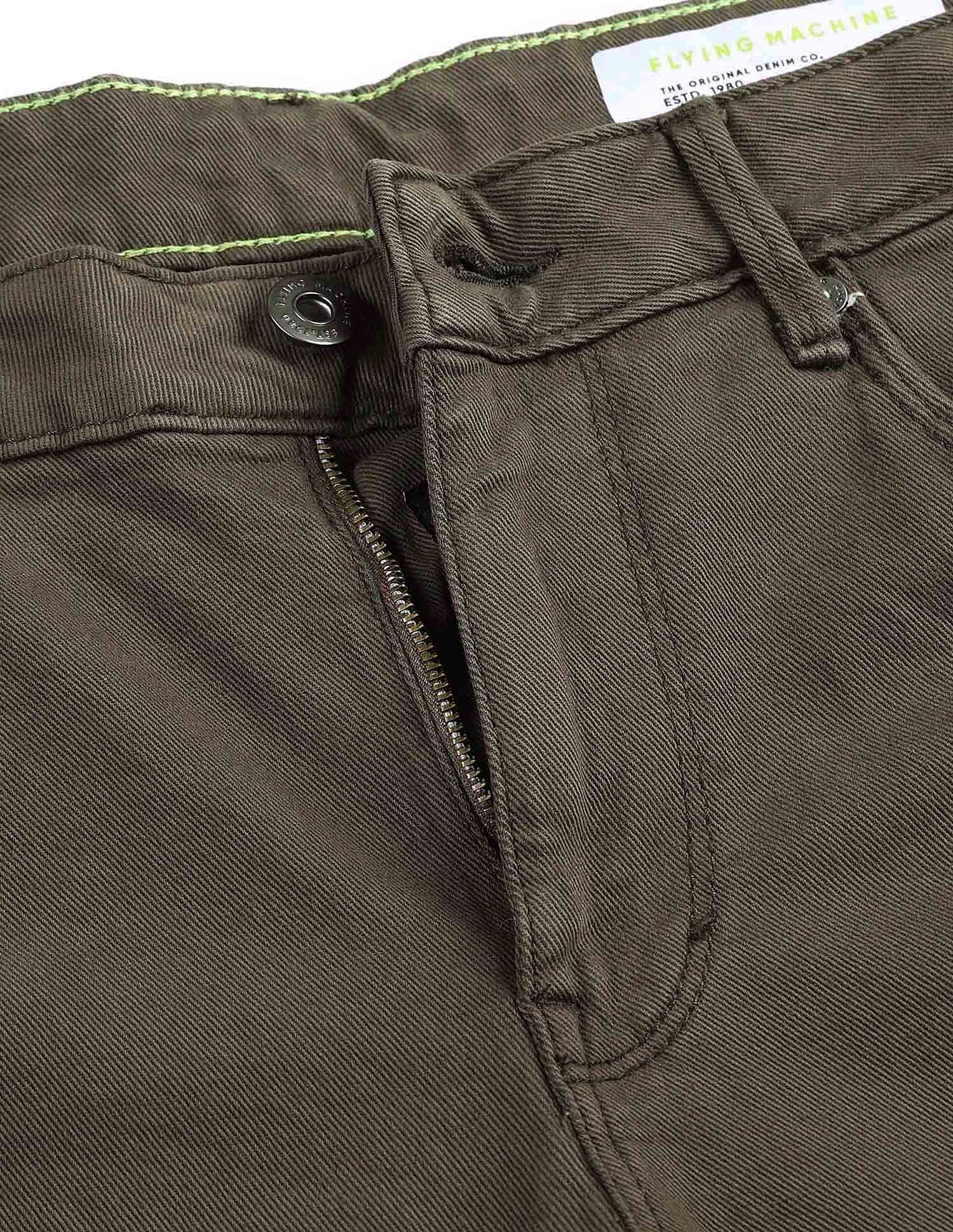 Flying Machine Mankle Relaxed Tapered Fit Mid Rise Jeans