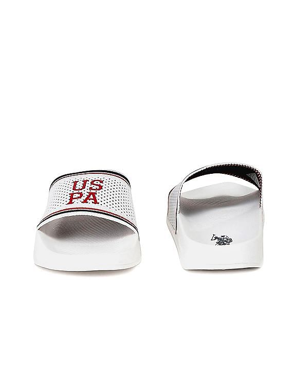 U.S. Polo Assn. Men Knit Upper Logo Breyton 3.0 Slides