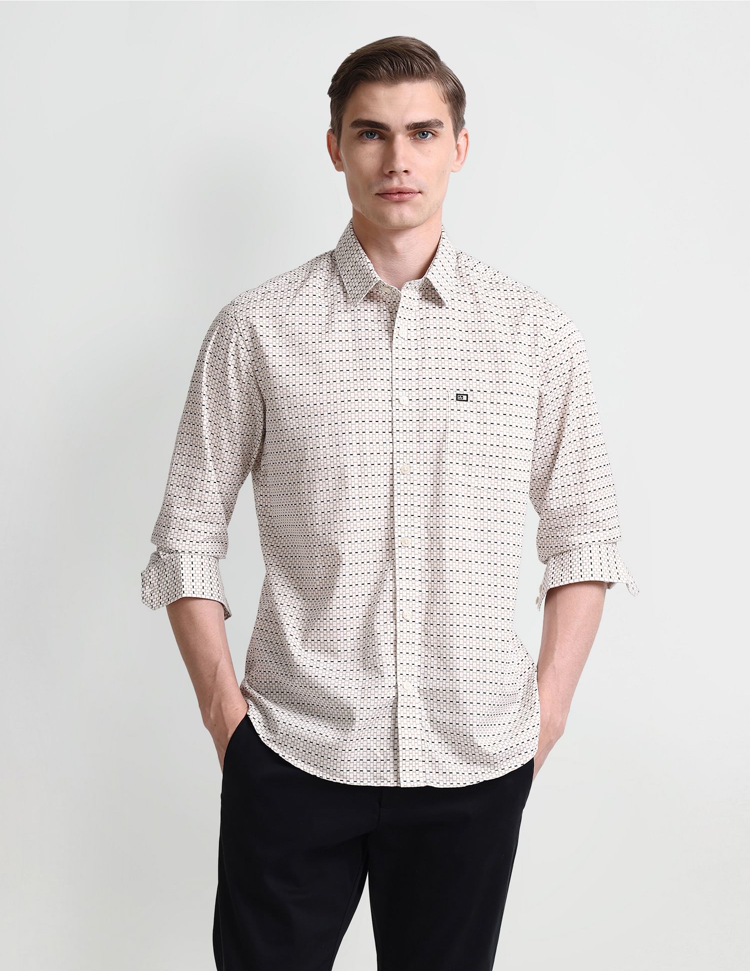 Arrow Sport Long Sleeve Slim Fit Shirt