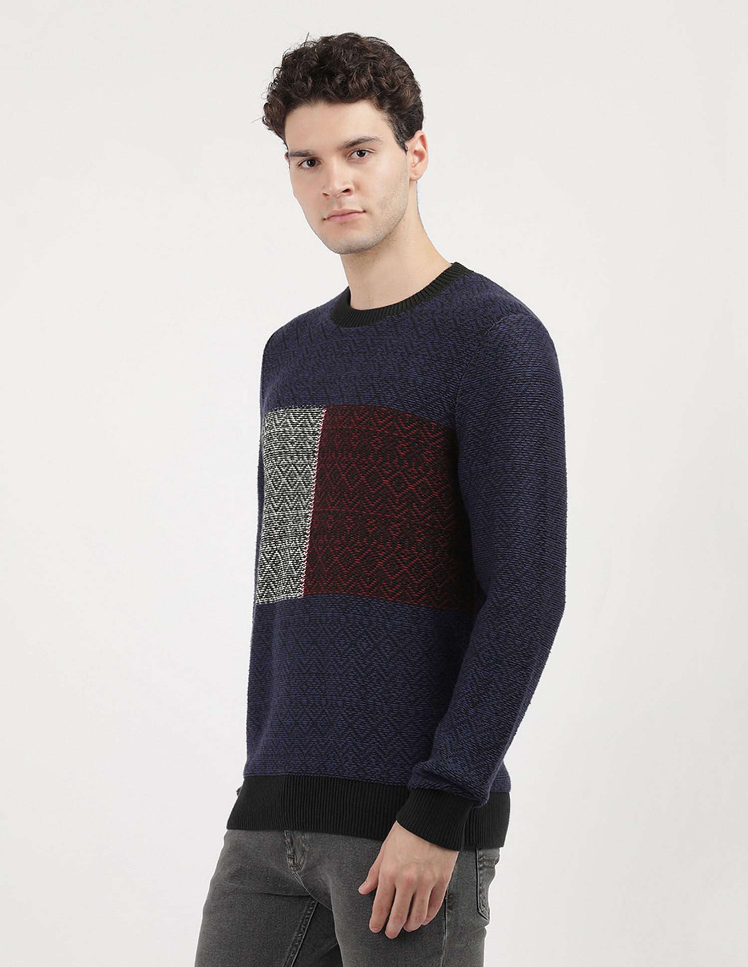 Tommy Hilfiger Gifting Fairisle Flag Crew Neck Sweater