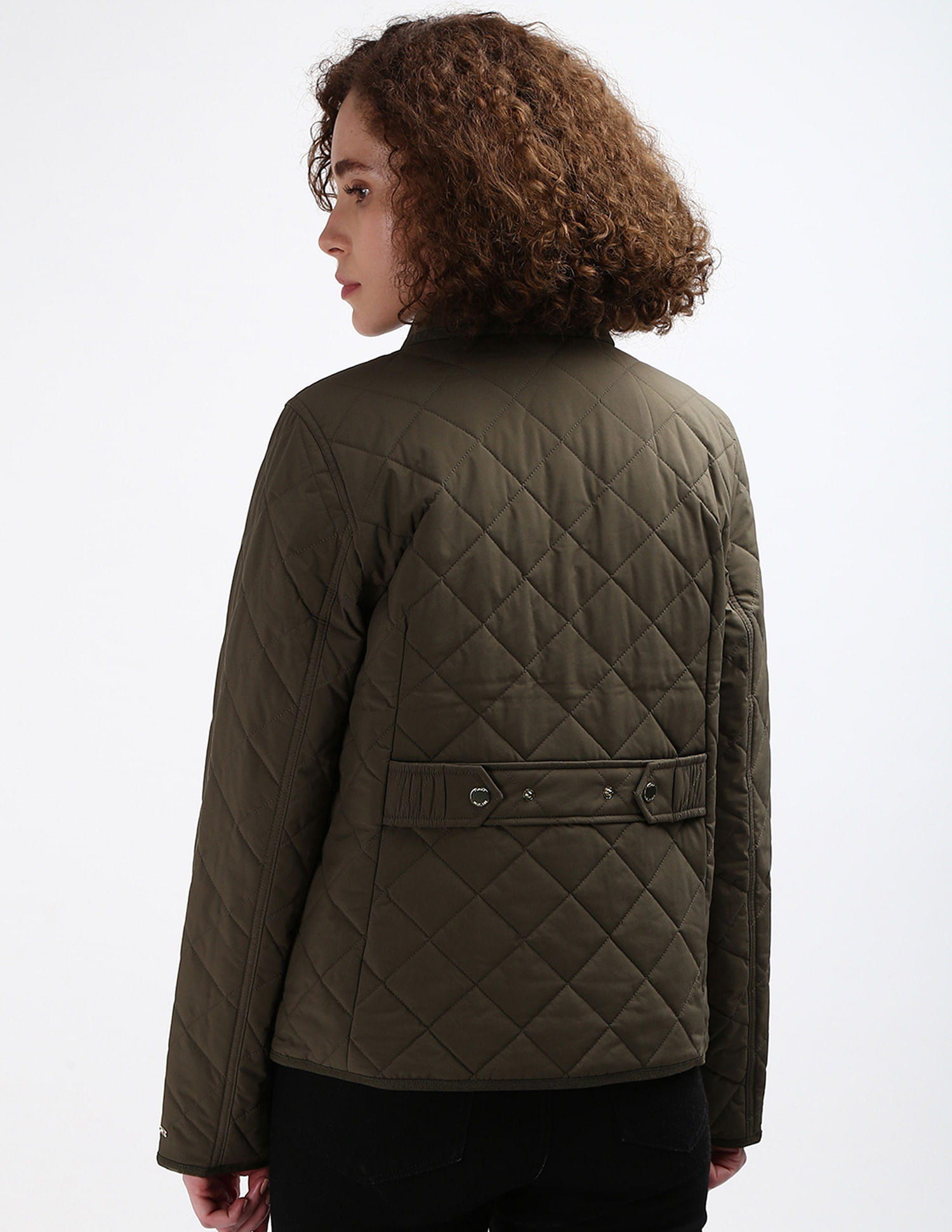 Tommy Hilfiger Spread Collar Quilted Jacket