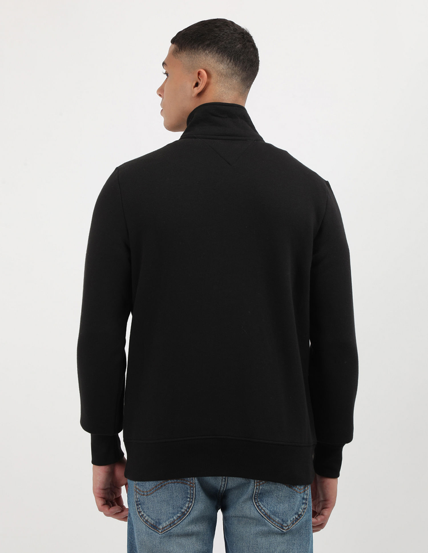 Tommy Hilfiger Chest Stripe Zip Through Sweatshirt
