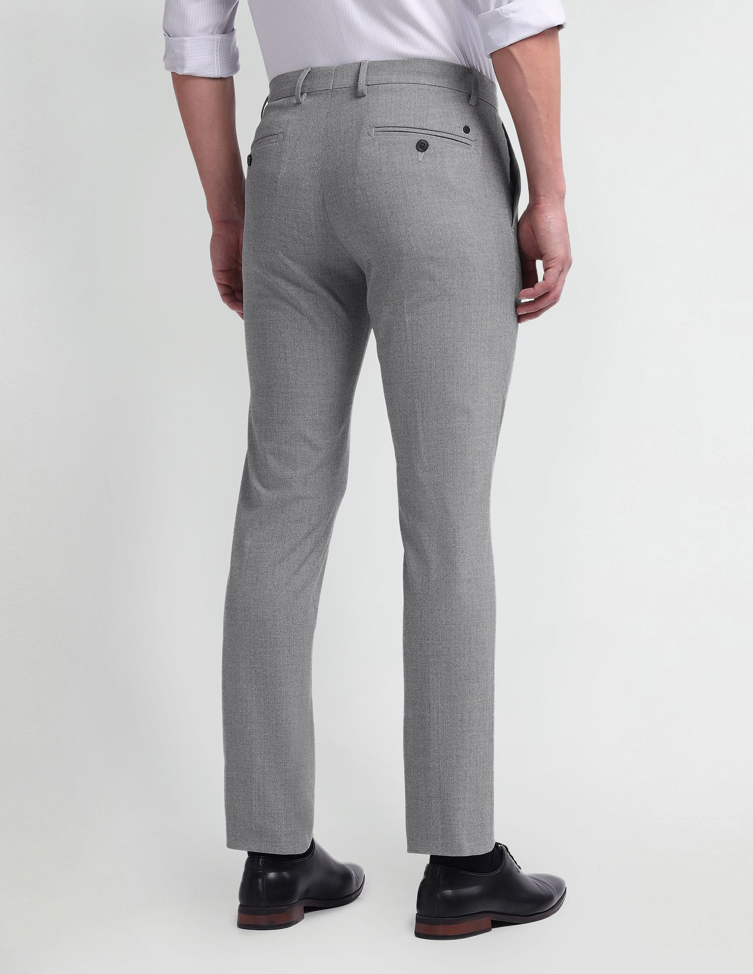 Arrow Tapered fit Herringbone Trousers